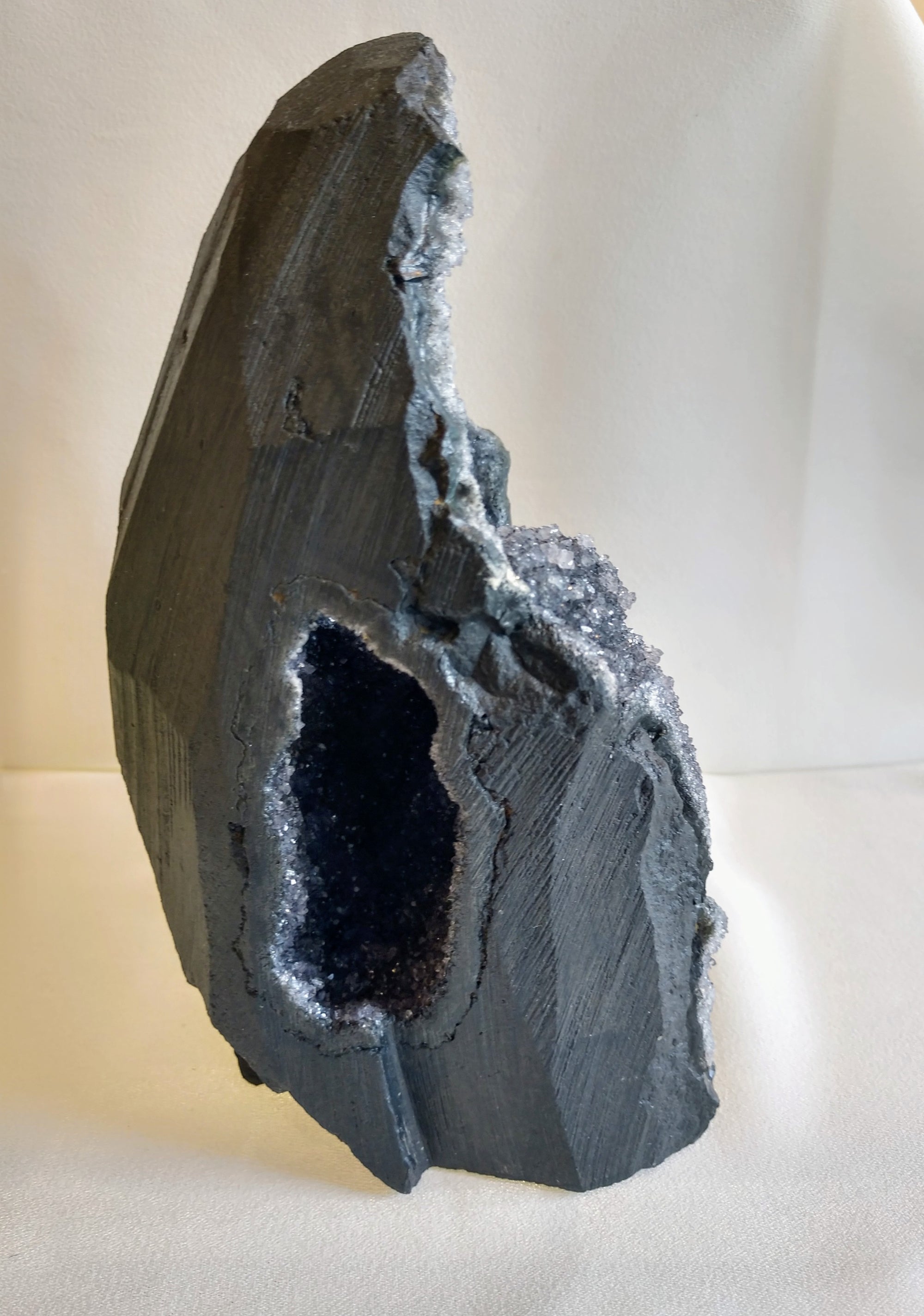 Druzy Black Amethyst from Uruguay