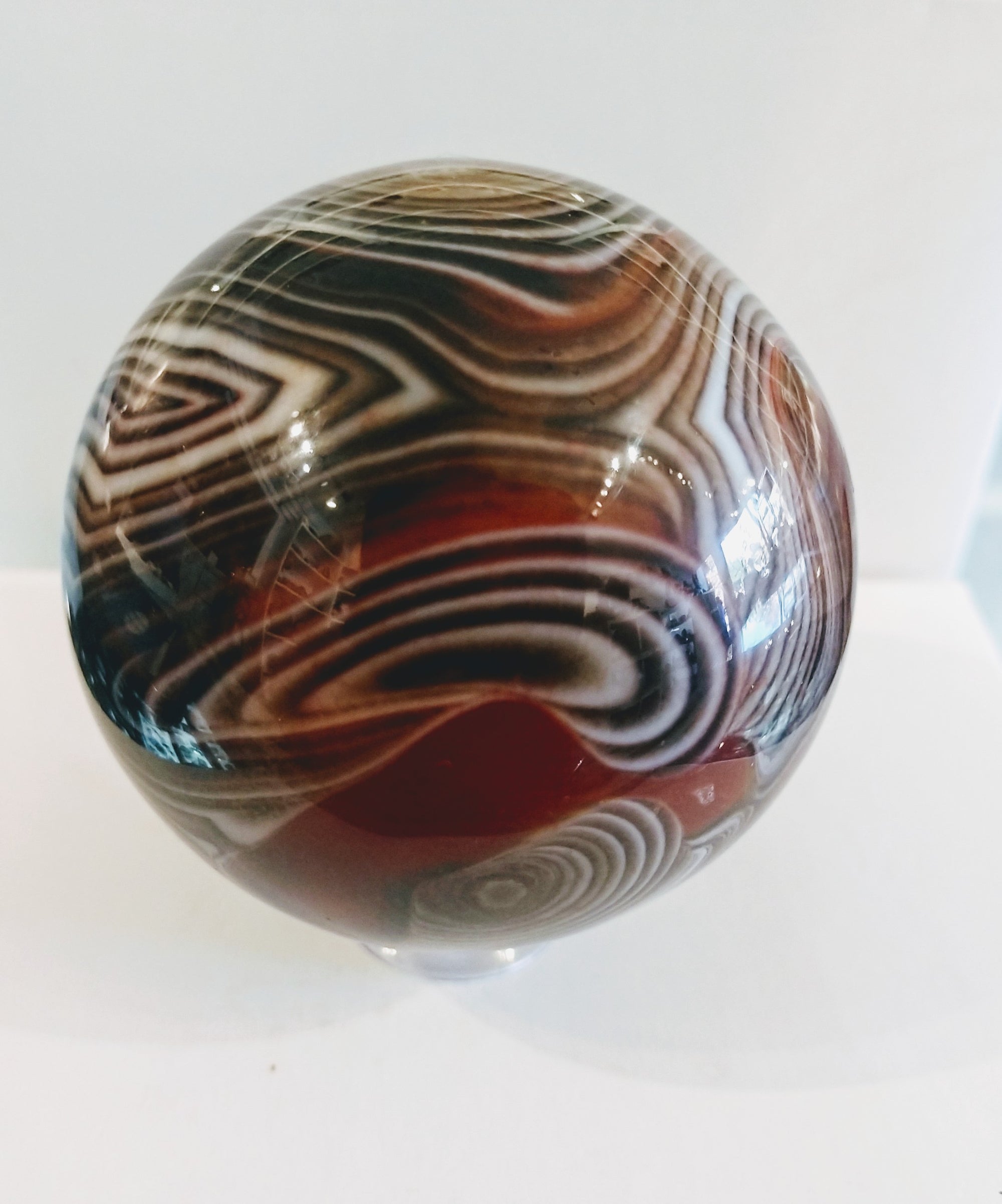 Sardonyx Sphere from Madagascar