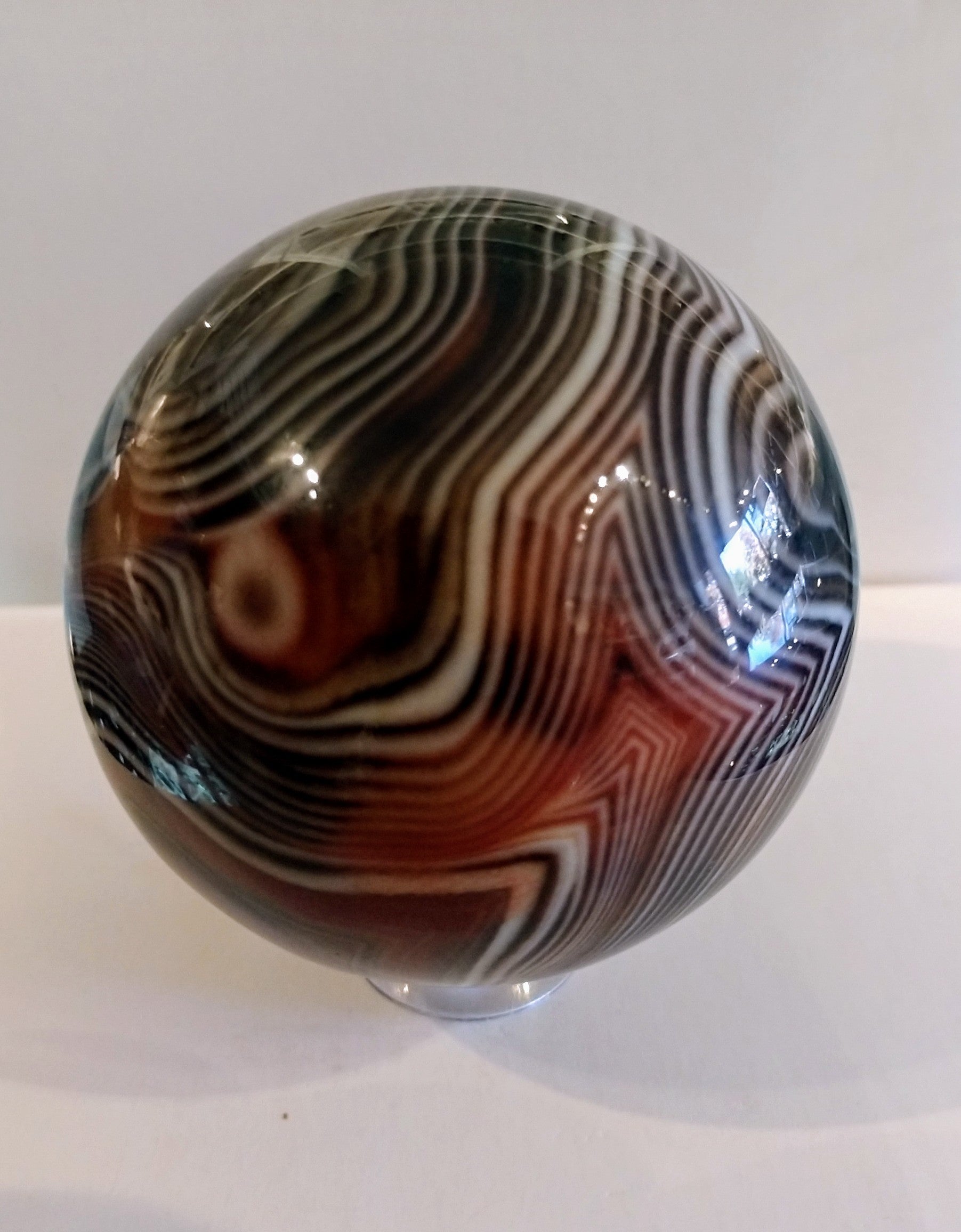 Sardonyx Sphere from Madagascar