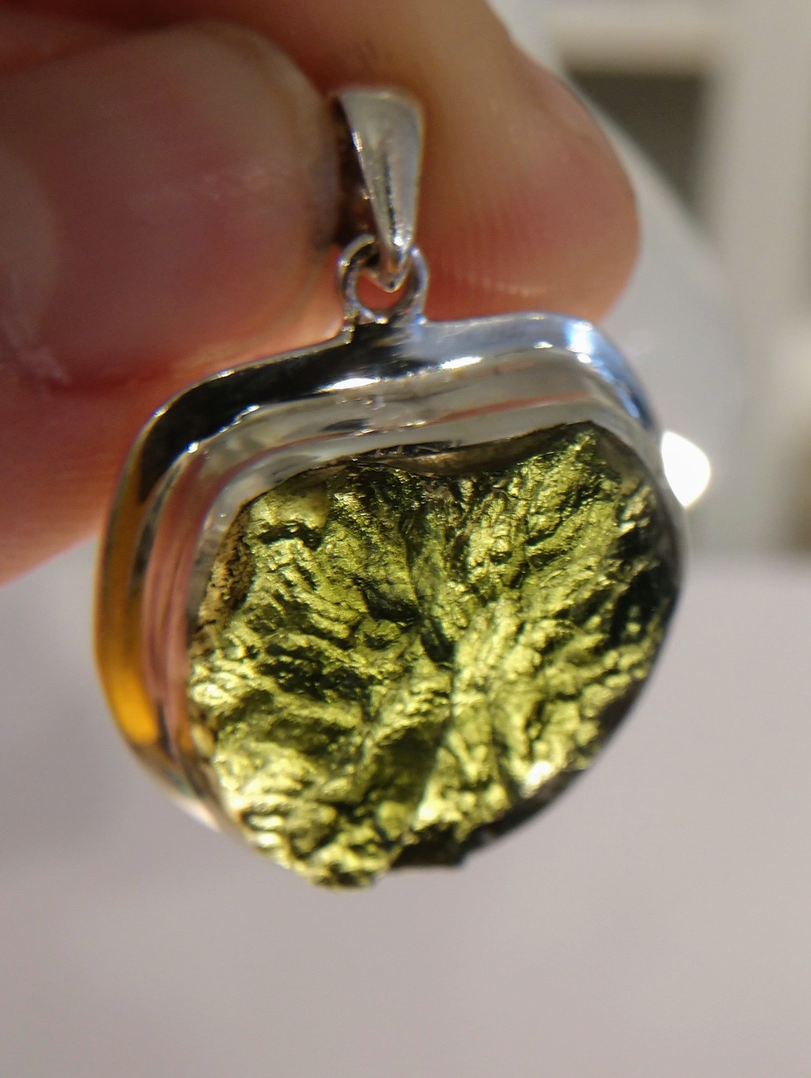 Moldavite Pendant
