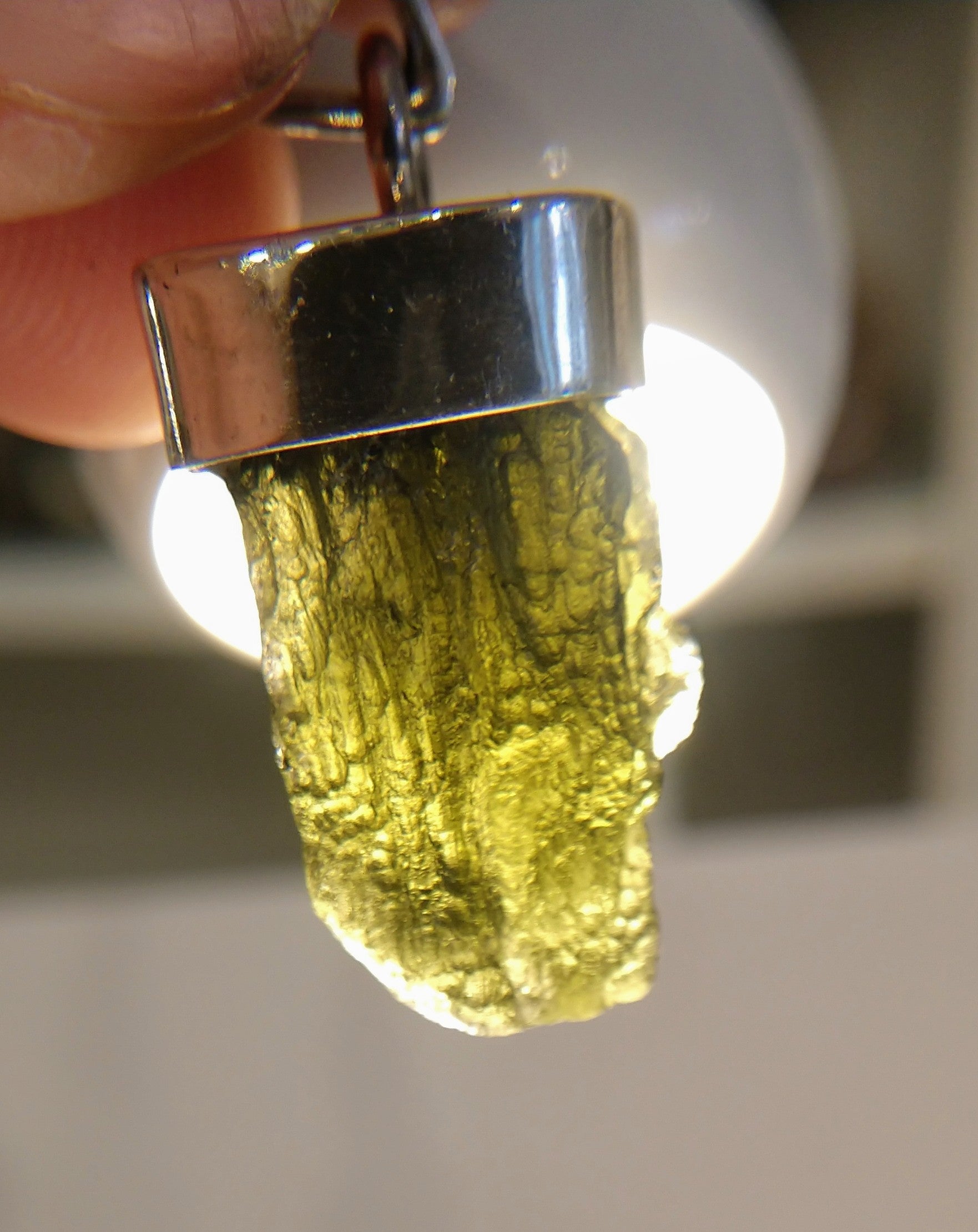 Moldavite Pendant