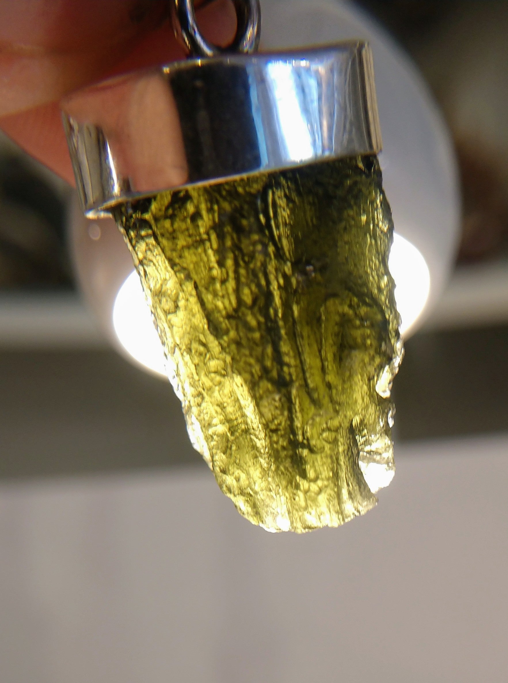 Moldavite Pendant
