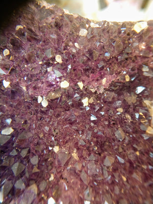 Amethyst with Calcite from Uruguay