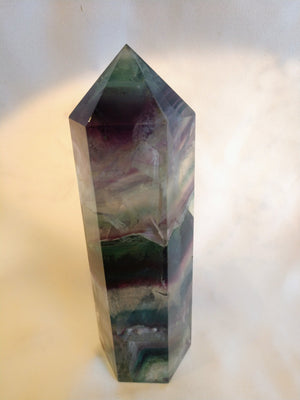 Rainbow Fluorite Point