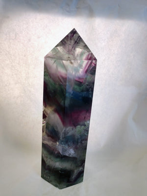 Rainbow Fluorite Point