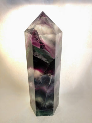 Rainbow Fluorite Point