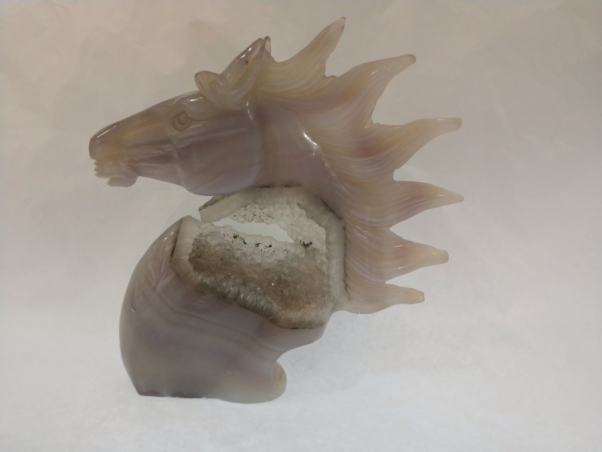 Agate Horse Carving