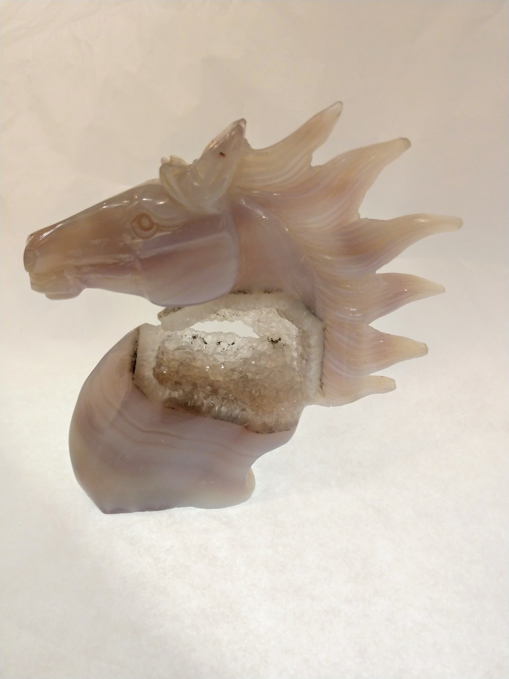 Agate Horse Carving