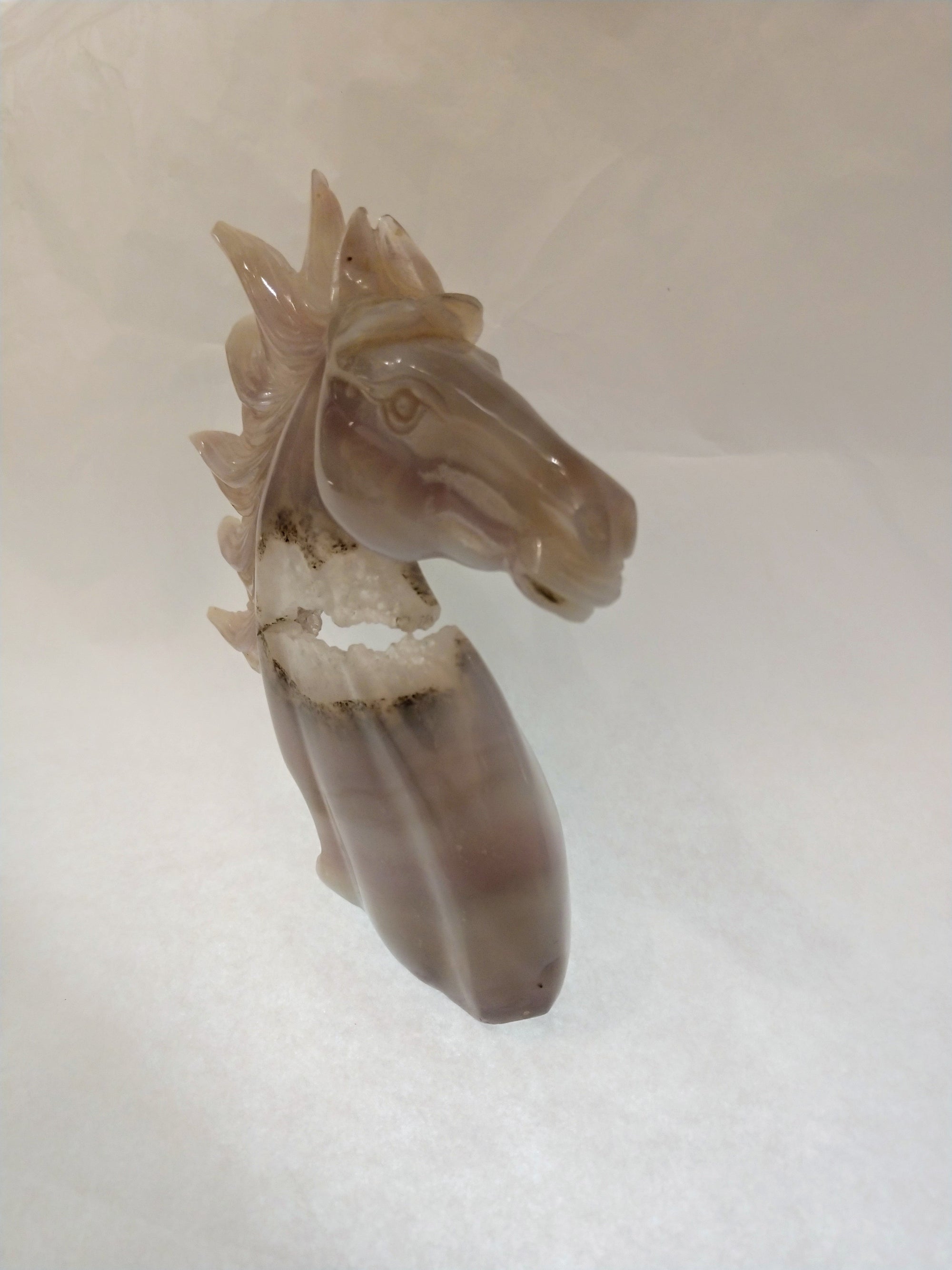 Agate Horse Carving