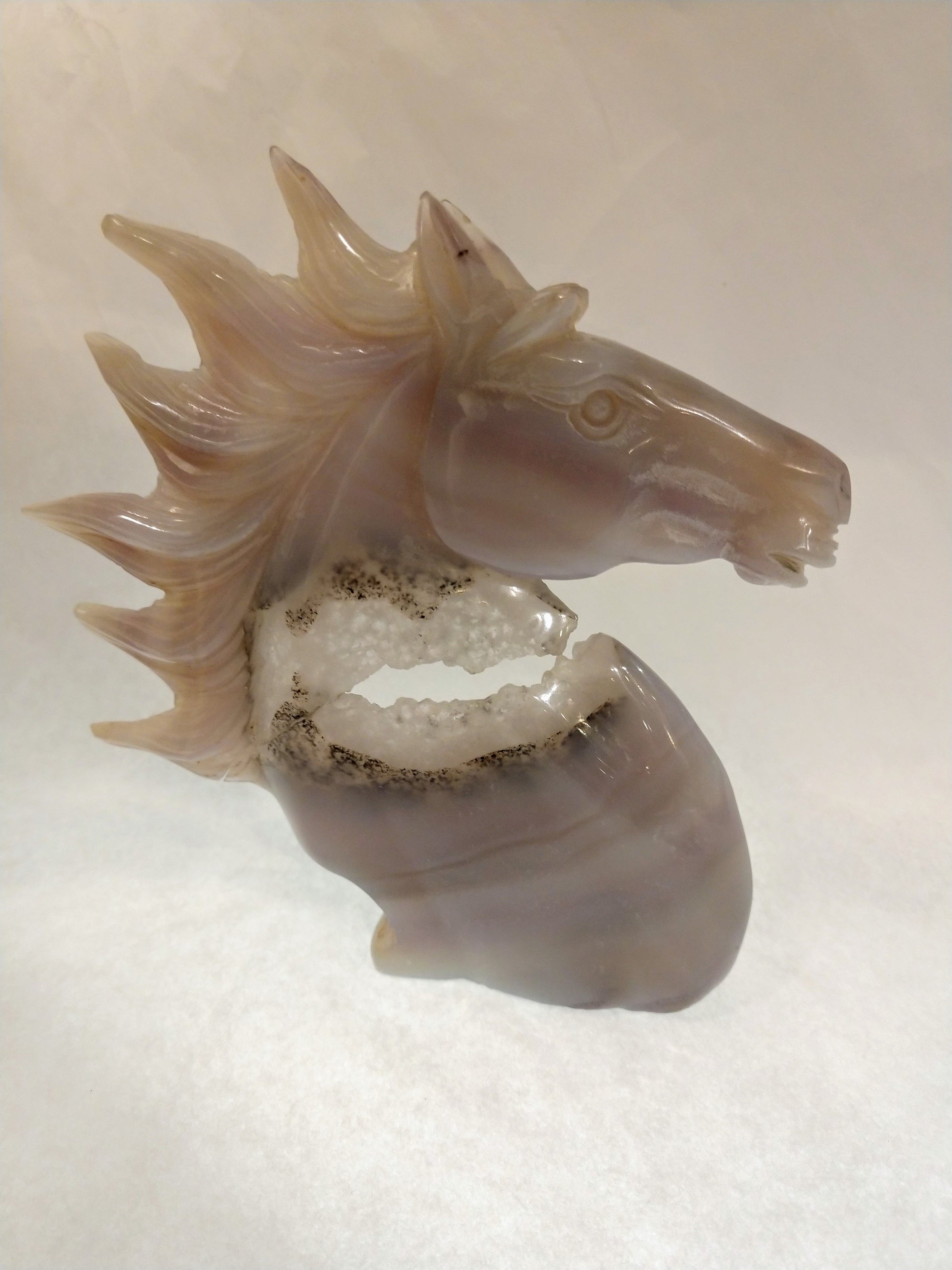 Agate Horse Carving