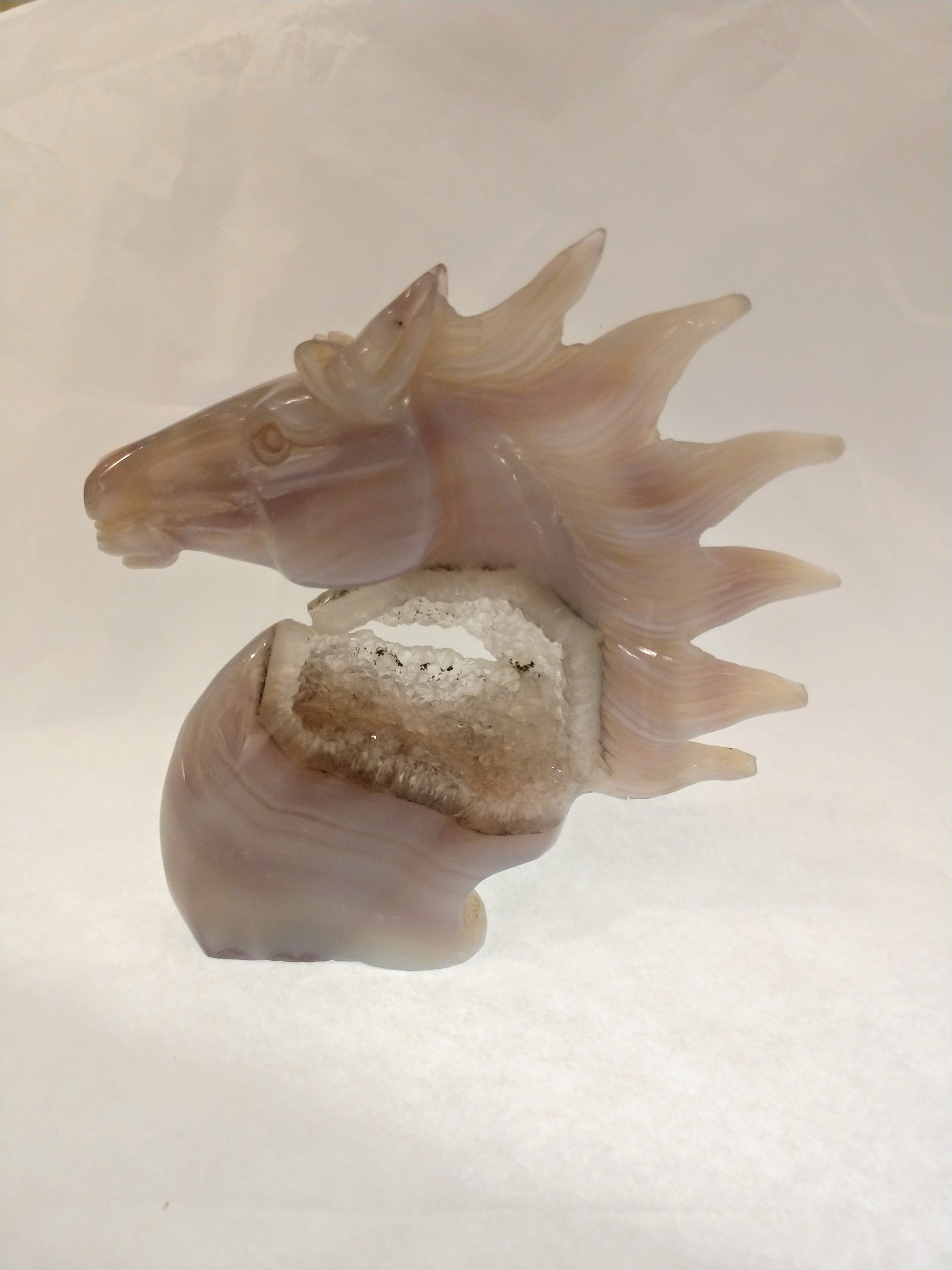 Agate Horse Carving