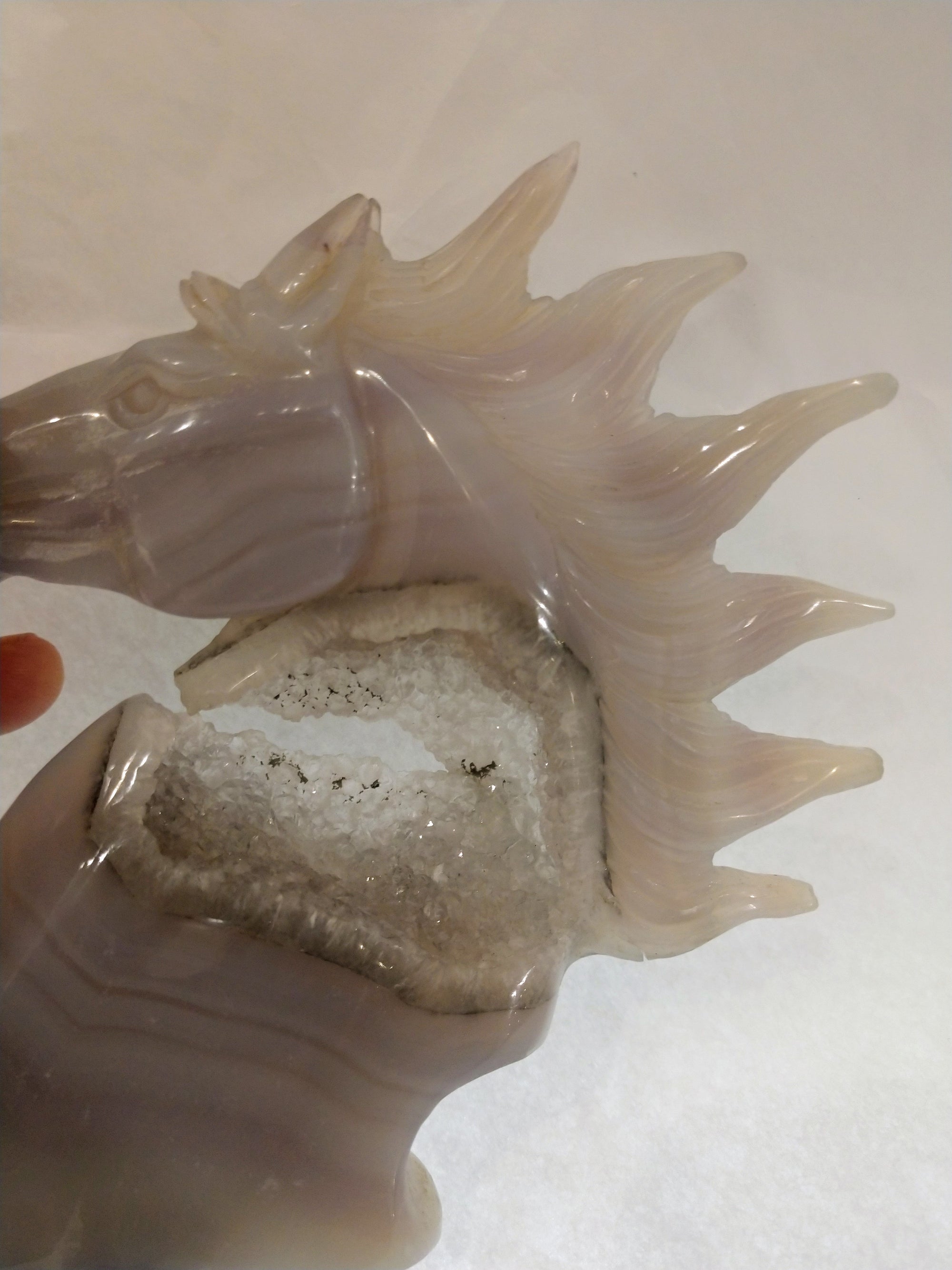Agate Horse Carving