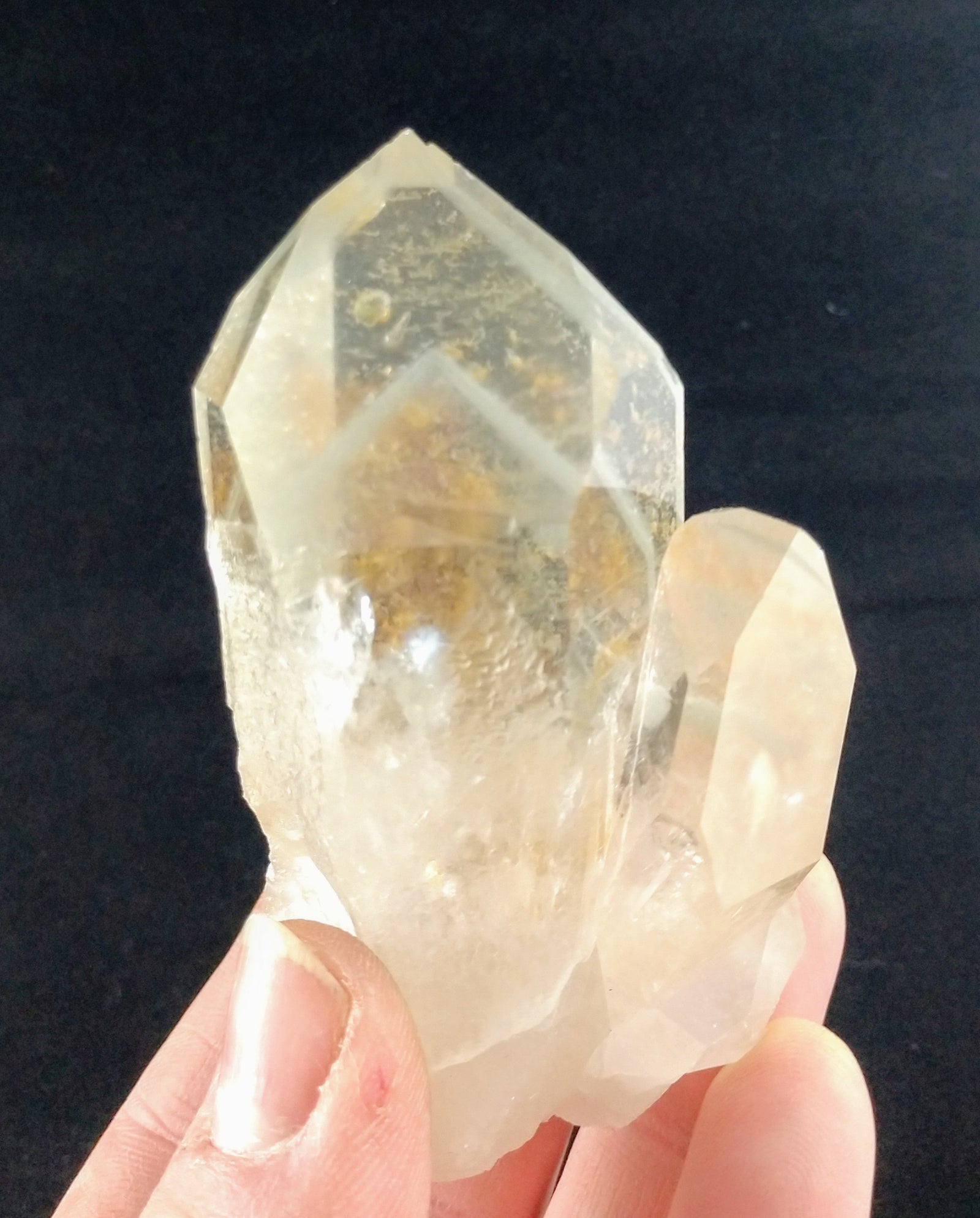 Chlorite Phantom Quartz Cluster