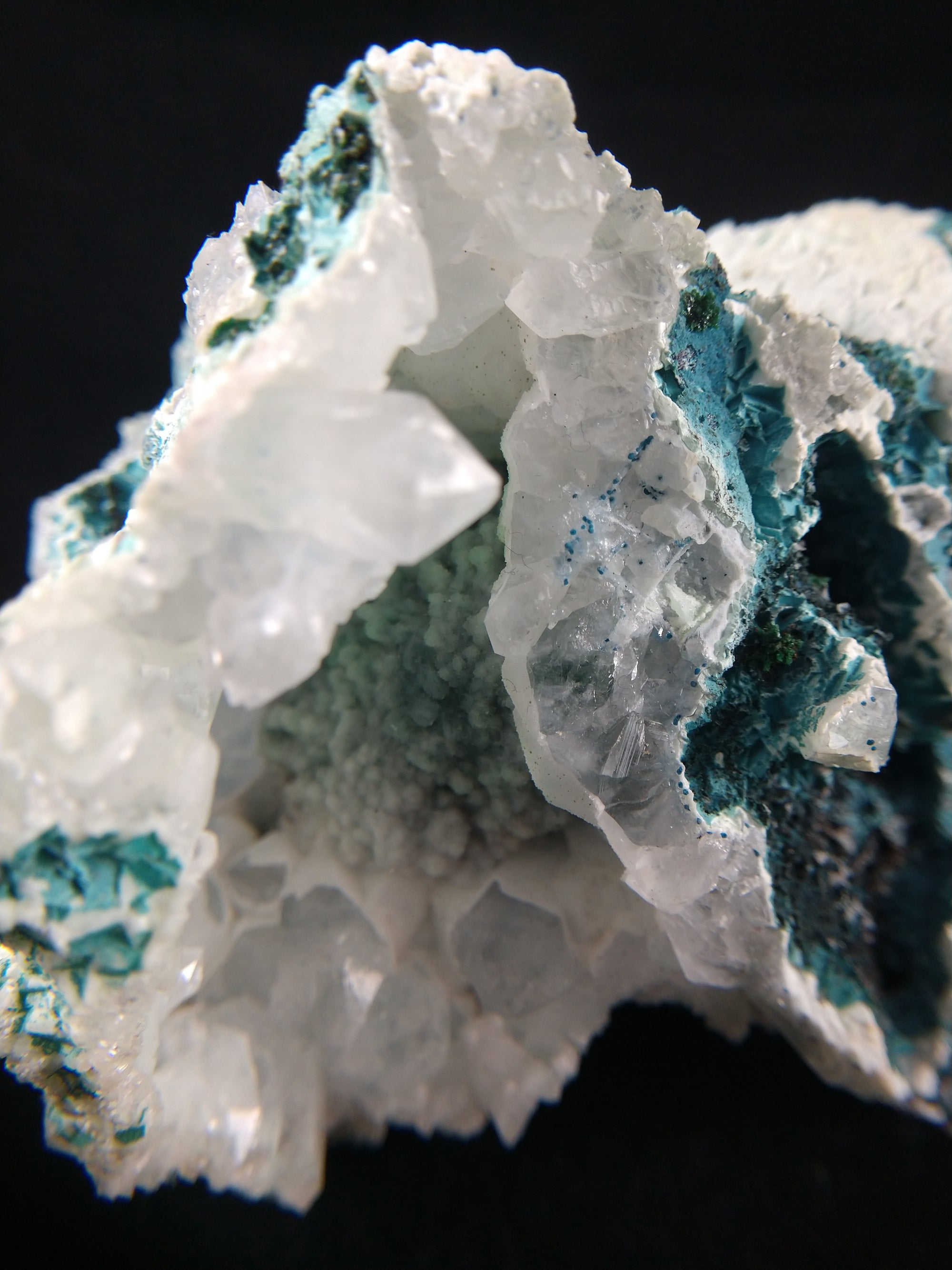 Shattuckite w/ Quartz