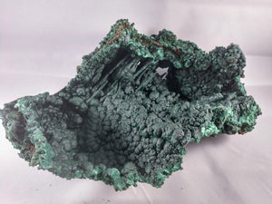 Malachite Stalactite Formation from the Congo