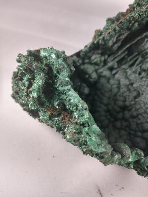 Malachite Stalactite Formation from the Congo