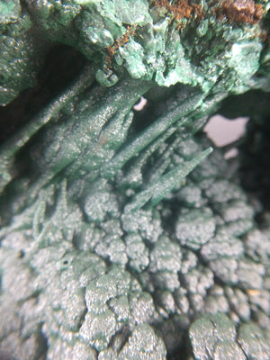 Malachite Stalactite Formation from the Congo