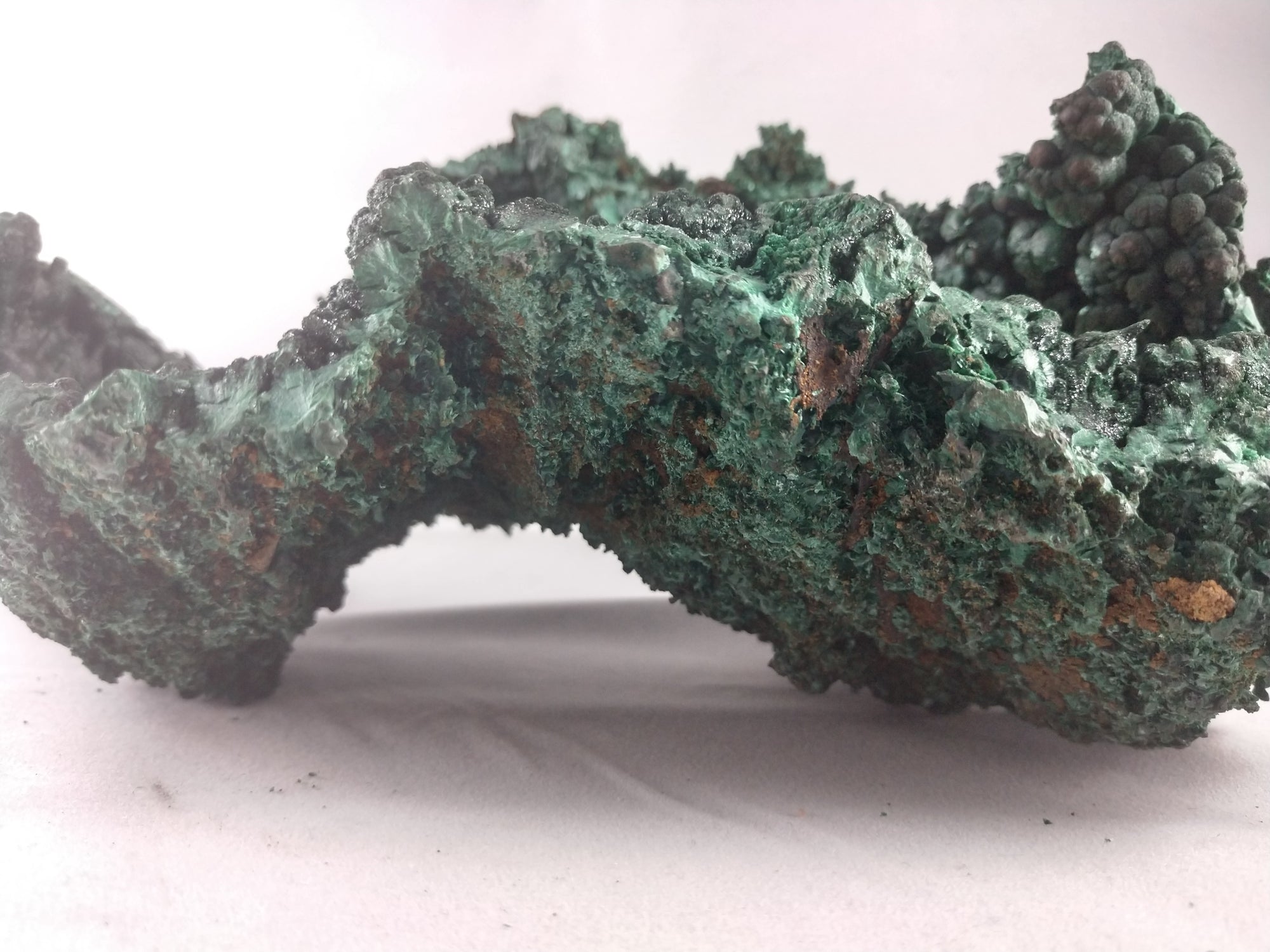 Malachite Stalactite Formation from the Congo