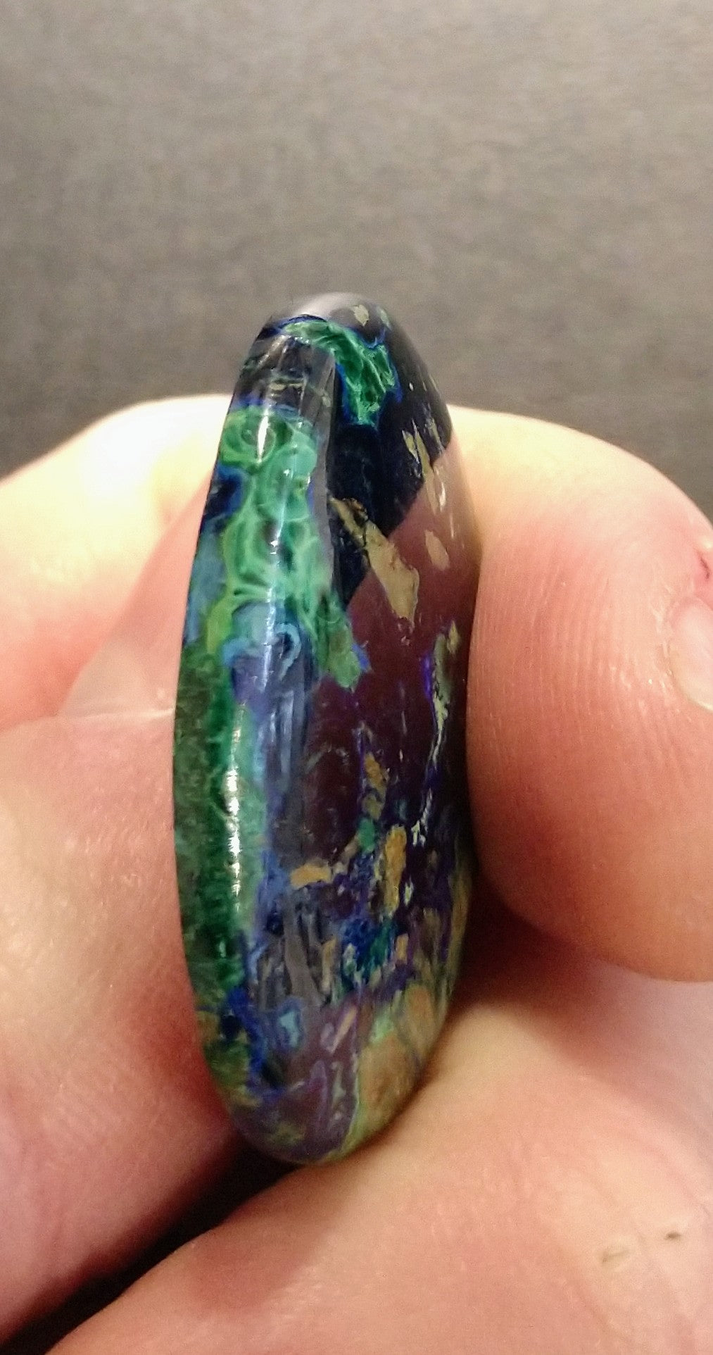 Malachite and Azurite Cabochon