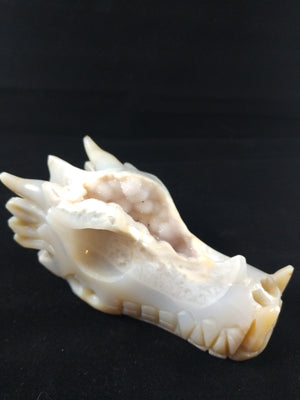 Agate Dragon Carving