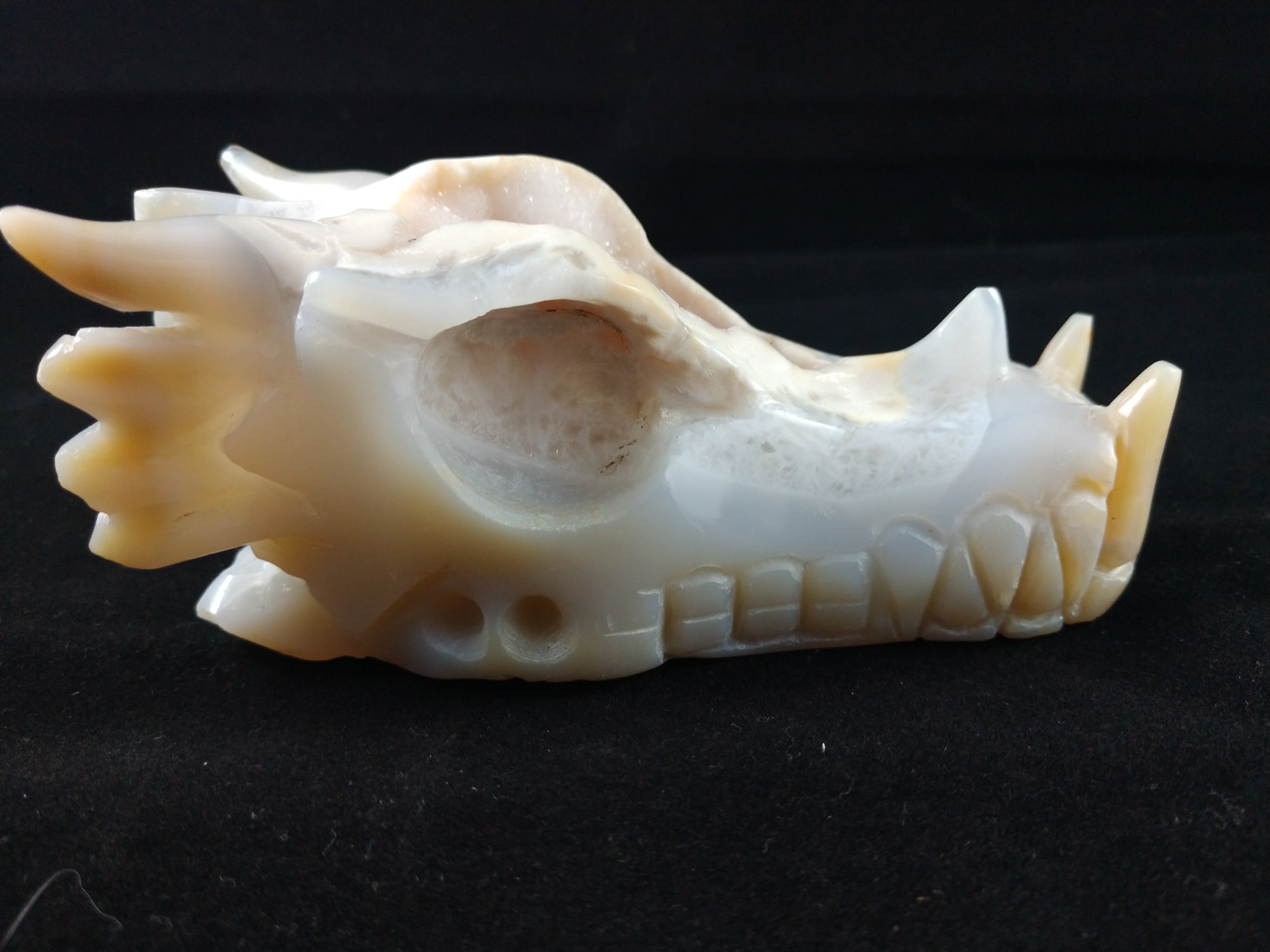 Agate Dragon Carving