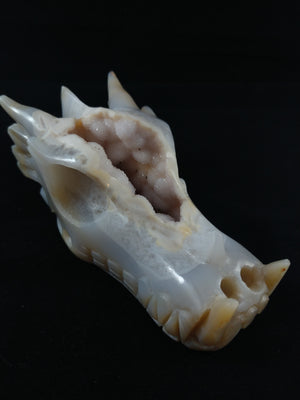 Agate Dragon Carving