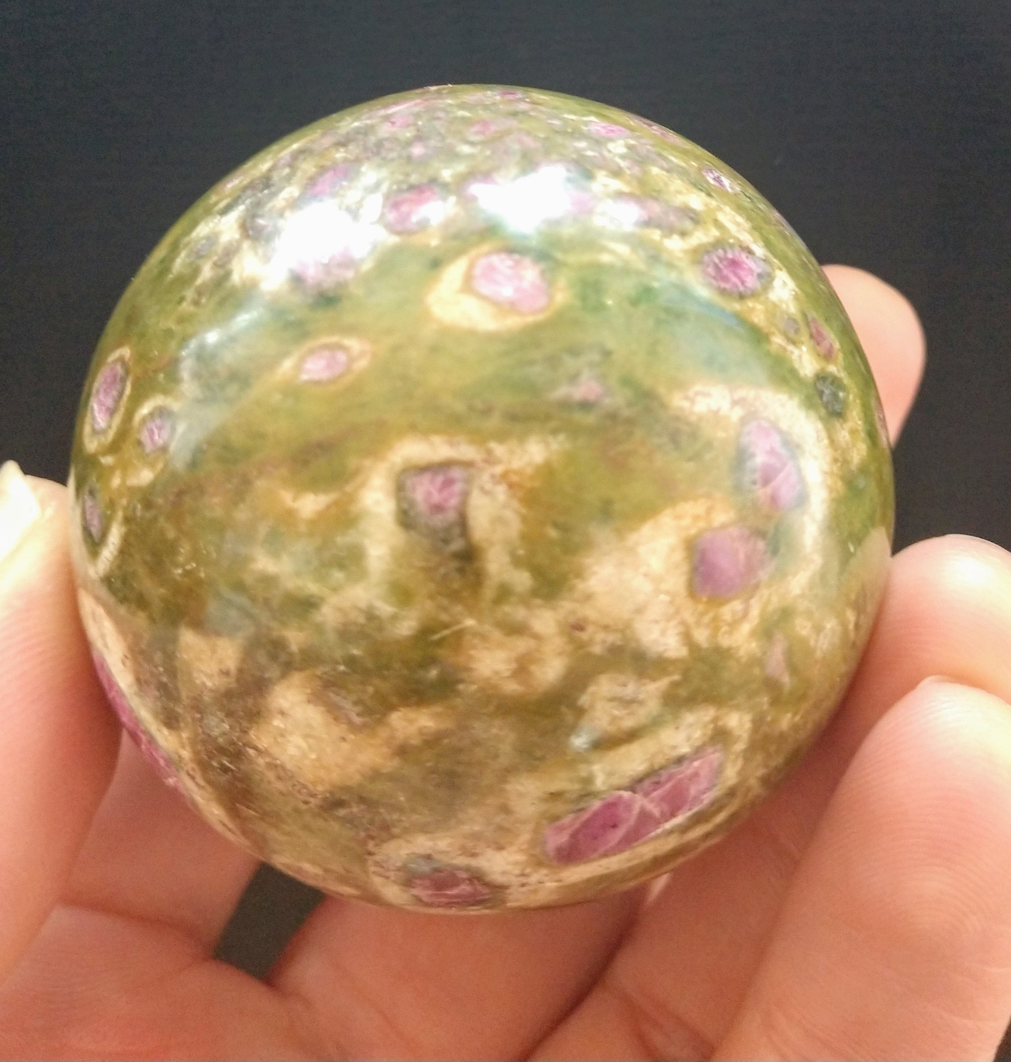 Ruby Fuschite Sphere