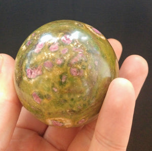 Ruby Fuschite Sphere