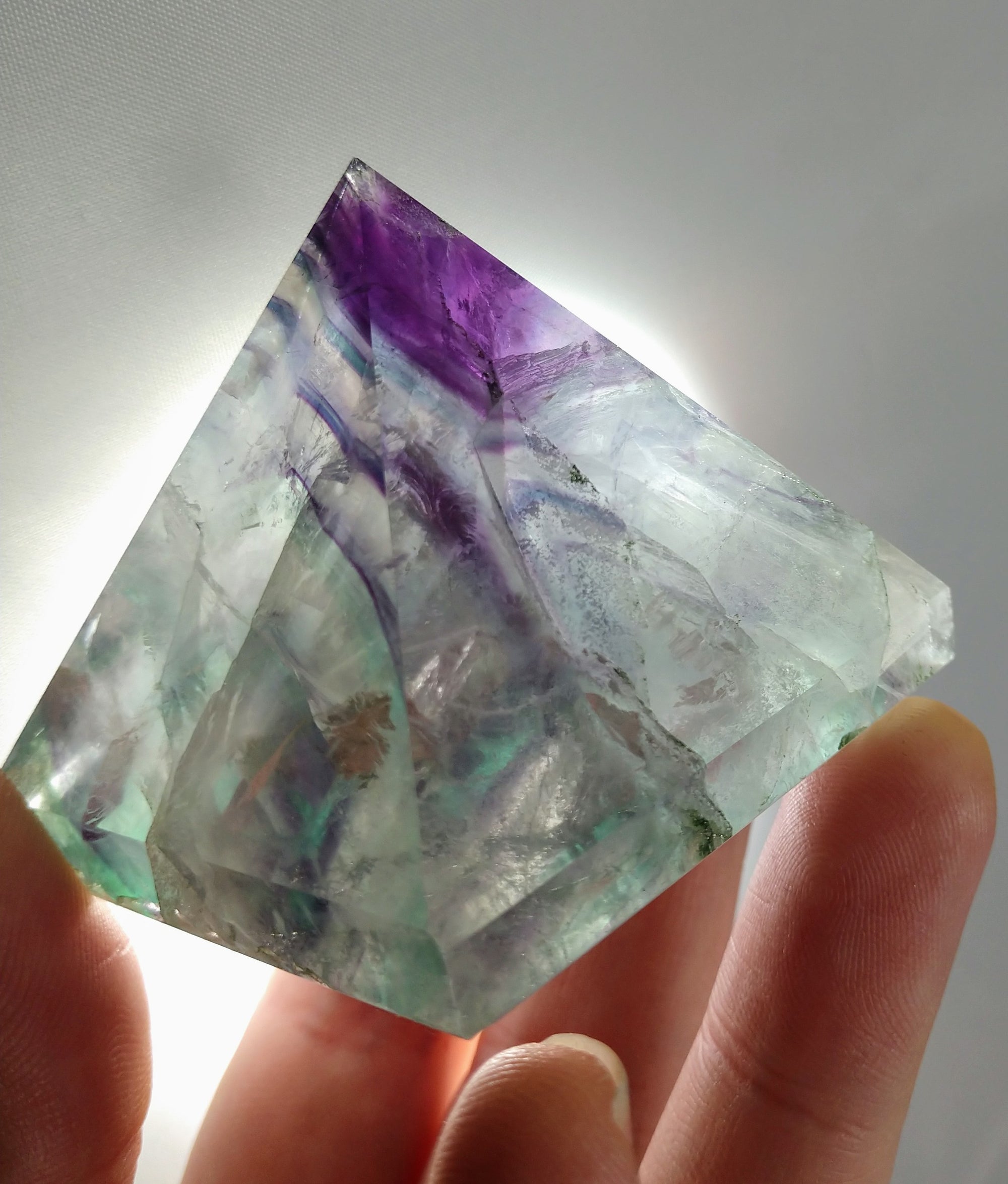 Fluorite Pyramid