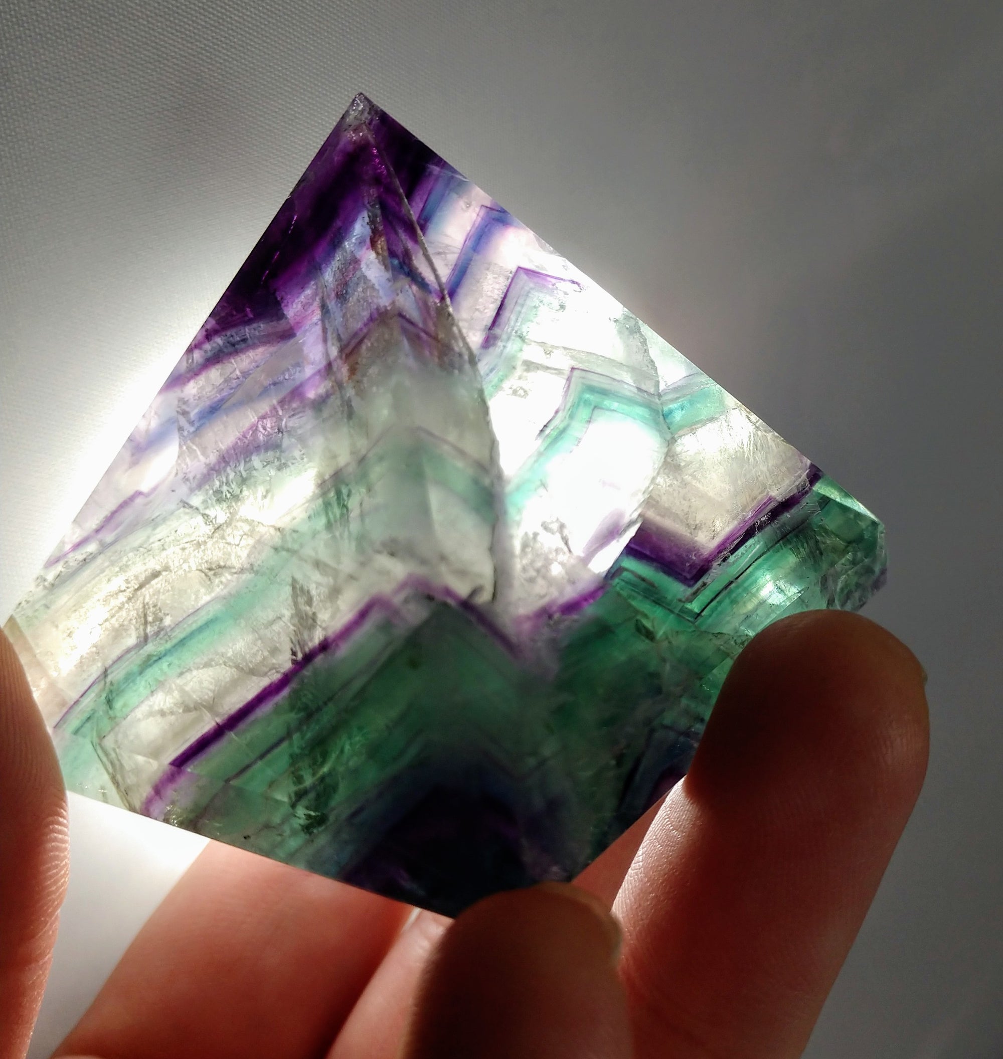 Fluorite Pyramid