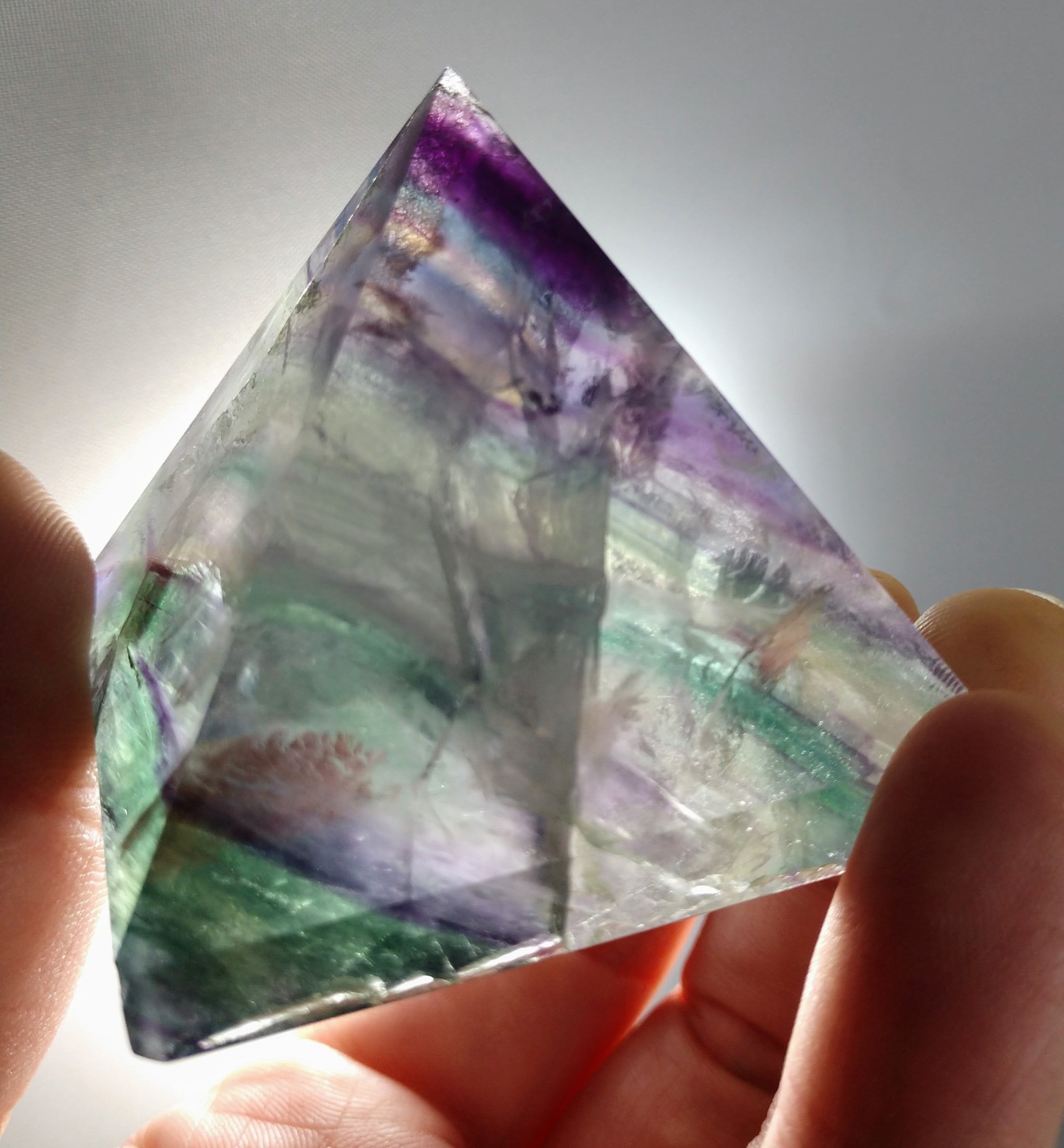 Fluorite Pyramid