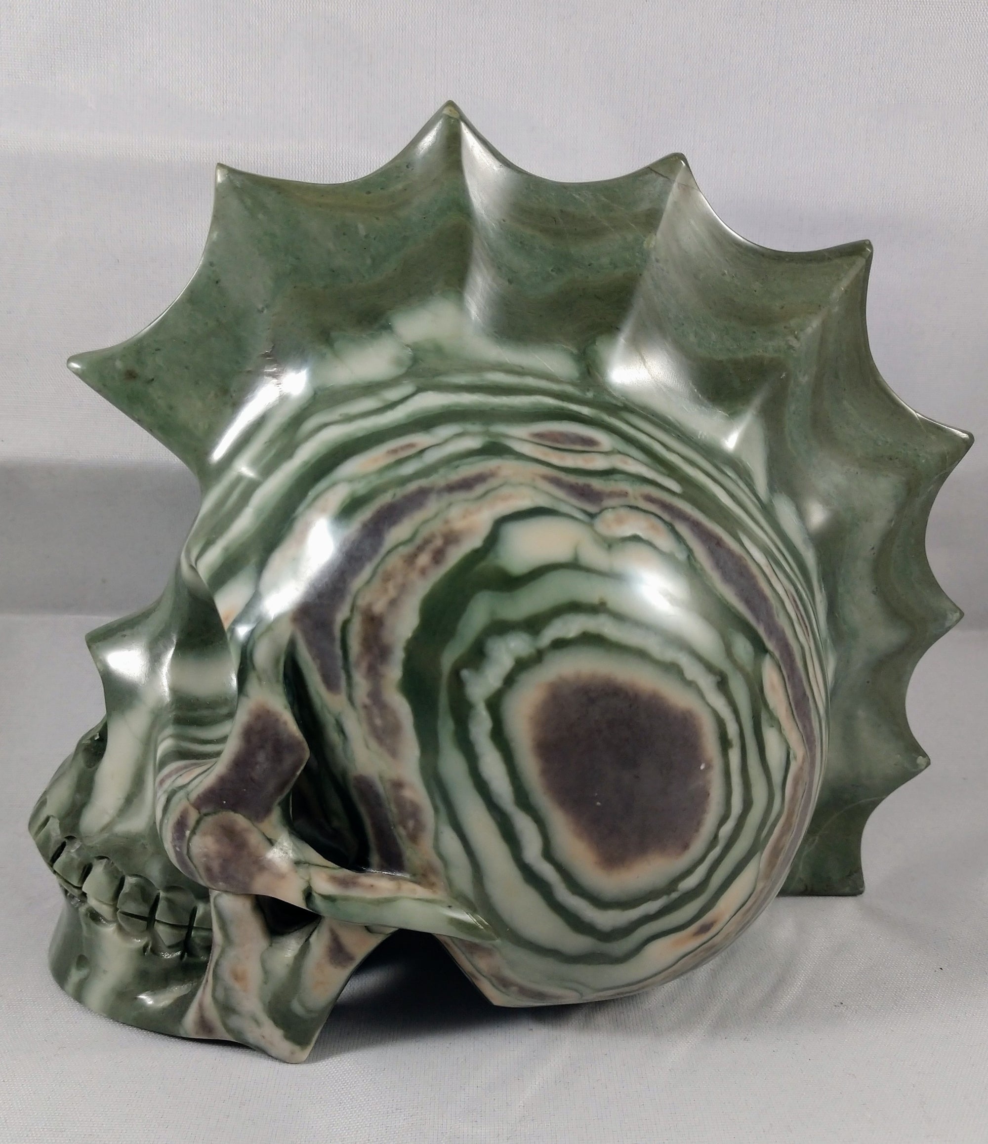 Jasper Mohawk Skull