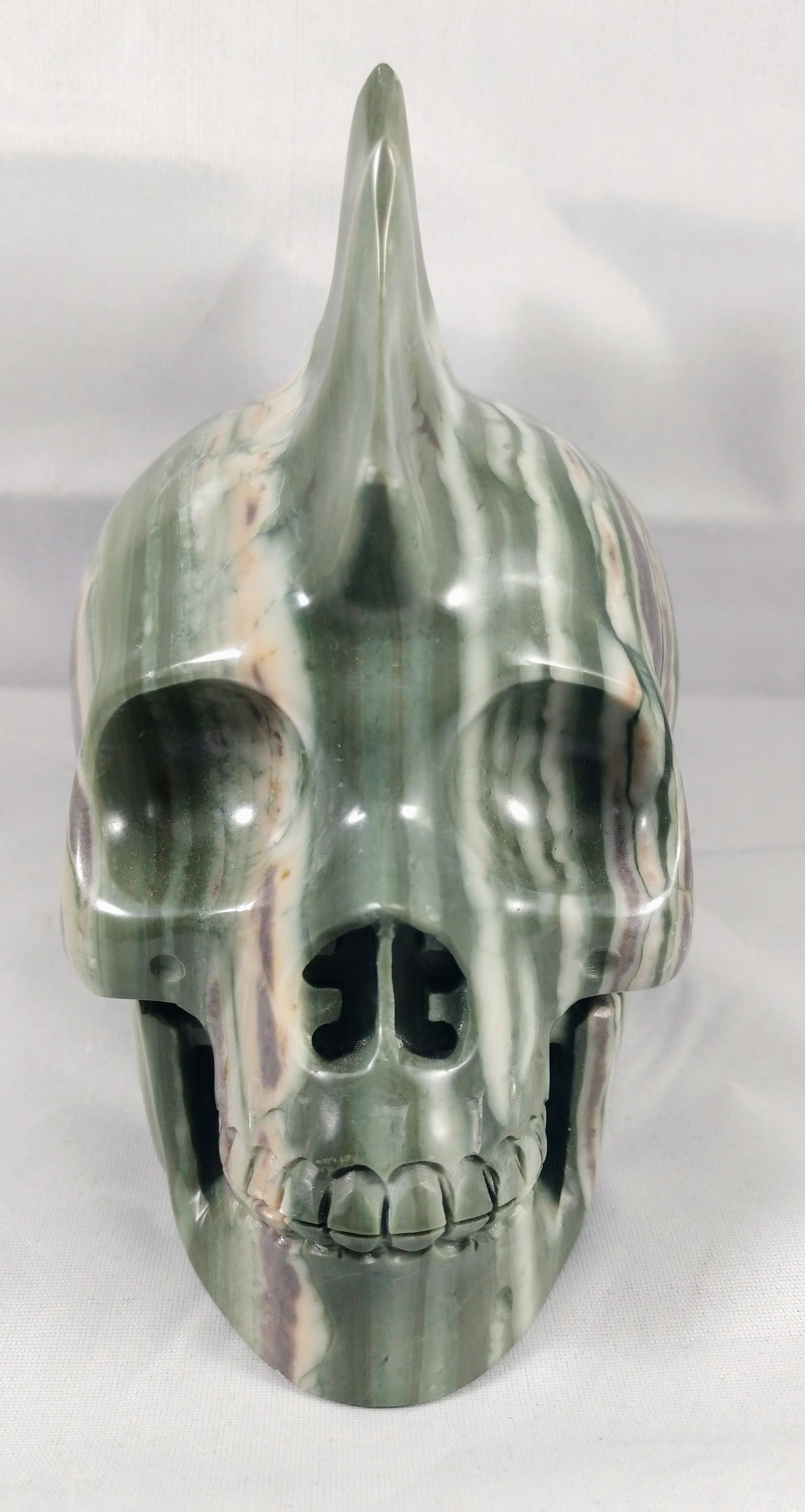 Jasper Mohawk Skull