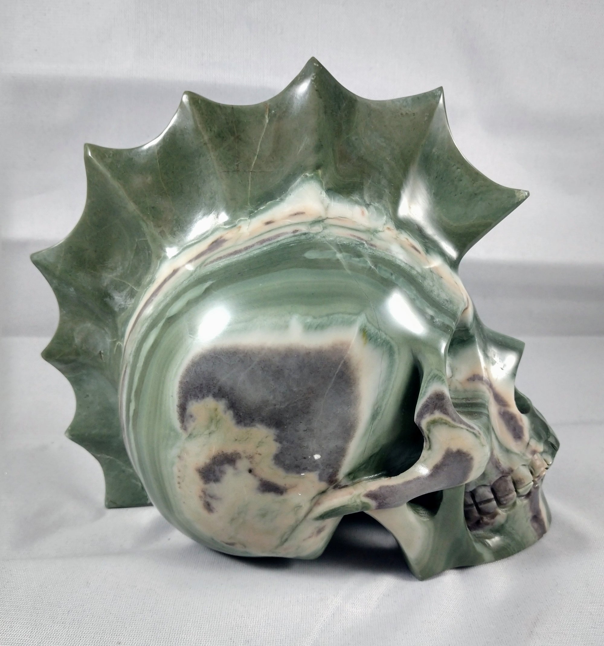 Jasper Mohawk Skull