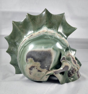 Jasper Mohawk Skull