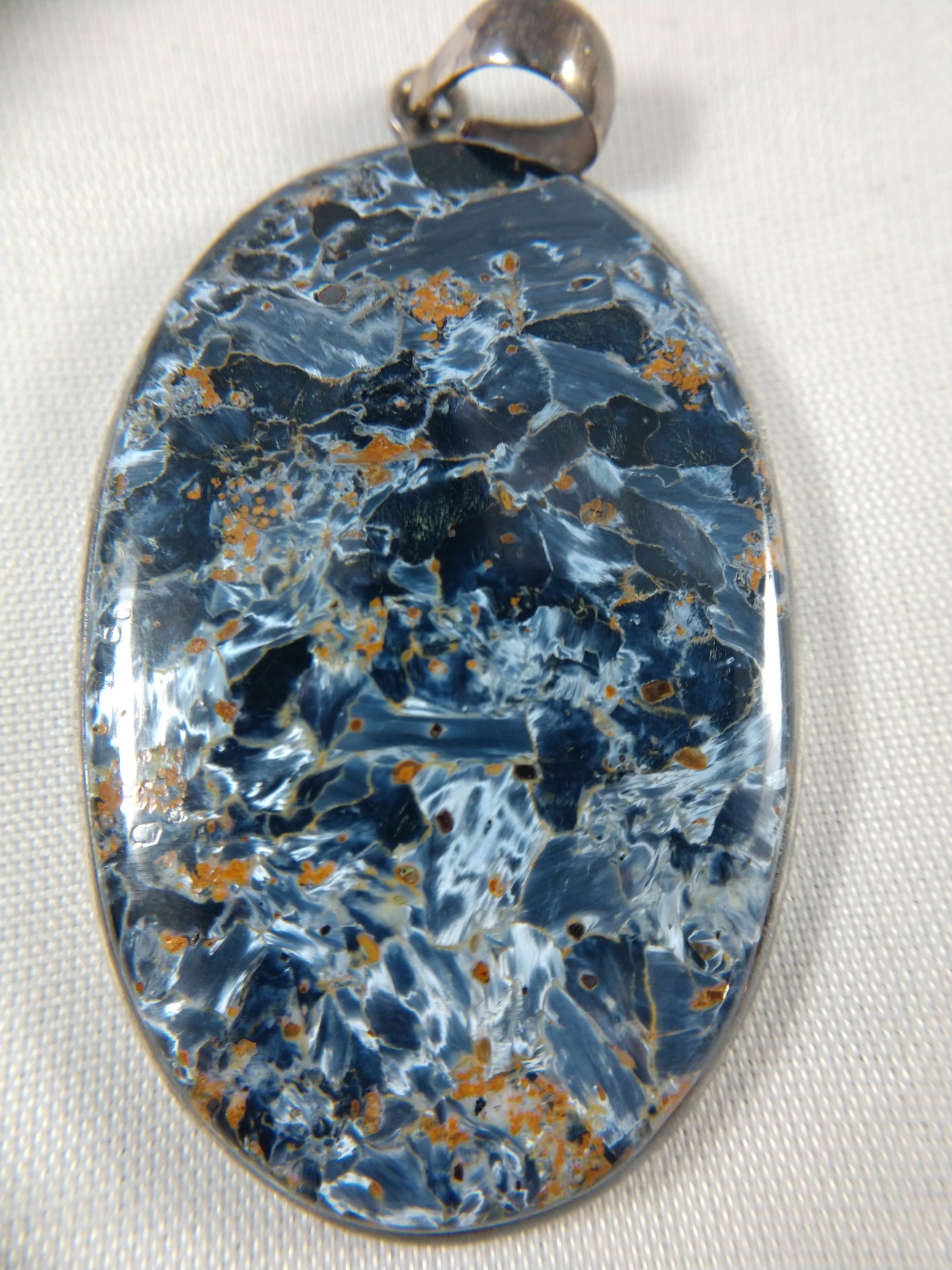 Pietersite Pendant in Sterling Silver