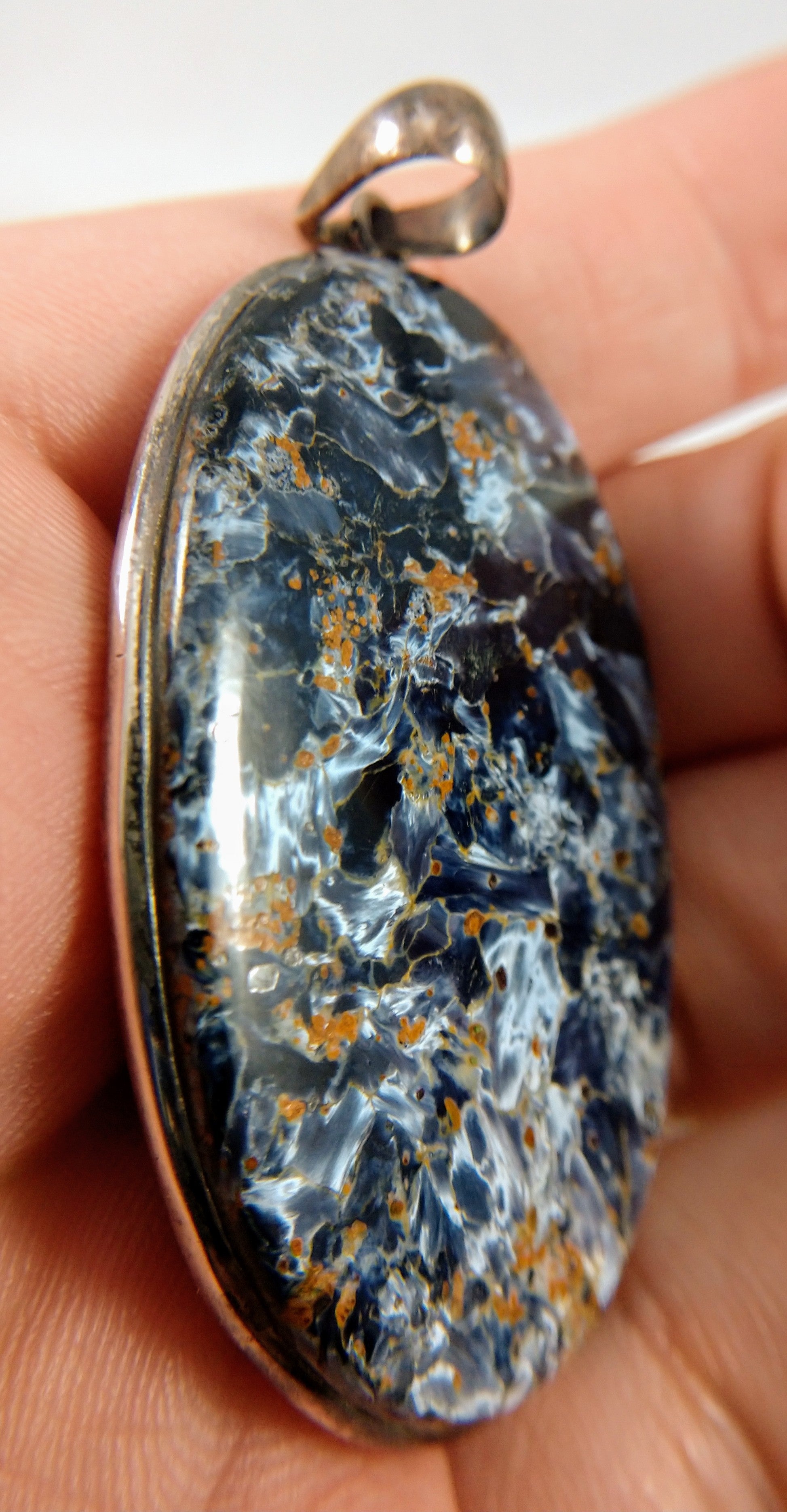 Pietersite Pendant in Sterling Silver