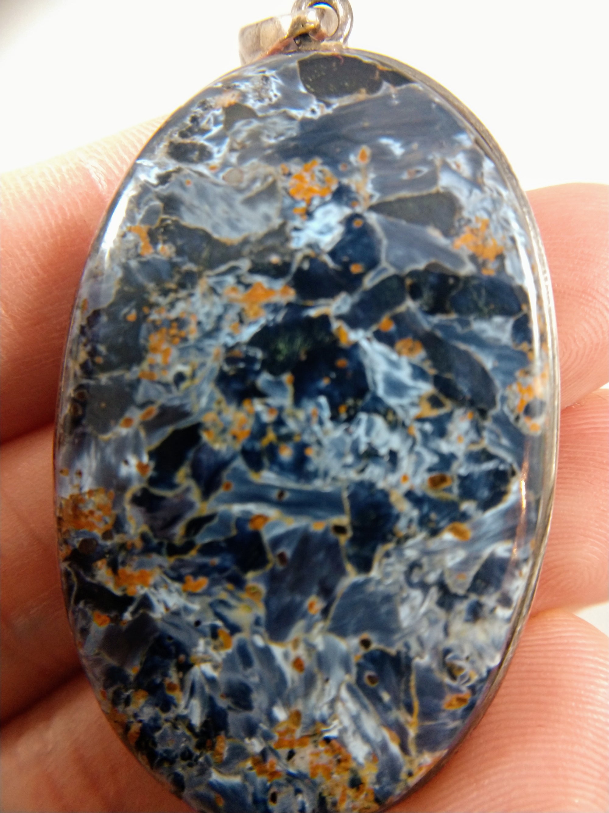 Pietersite Pendant in Sterling Silver