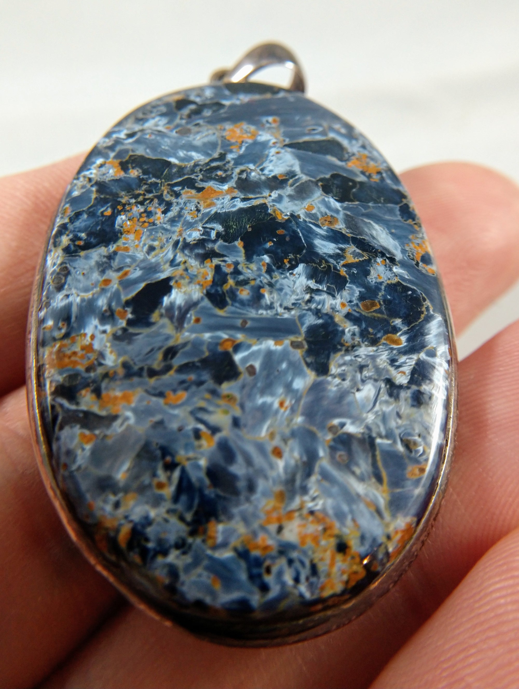 Pietersite Pendant in Sterling Silver
