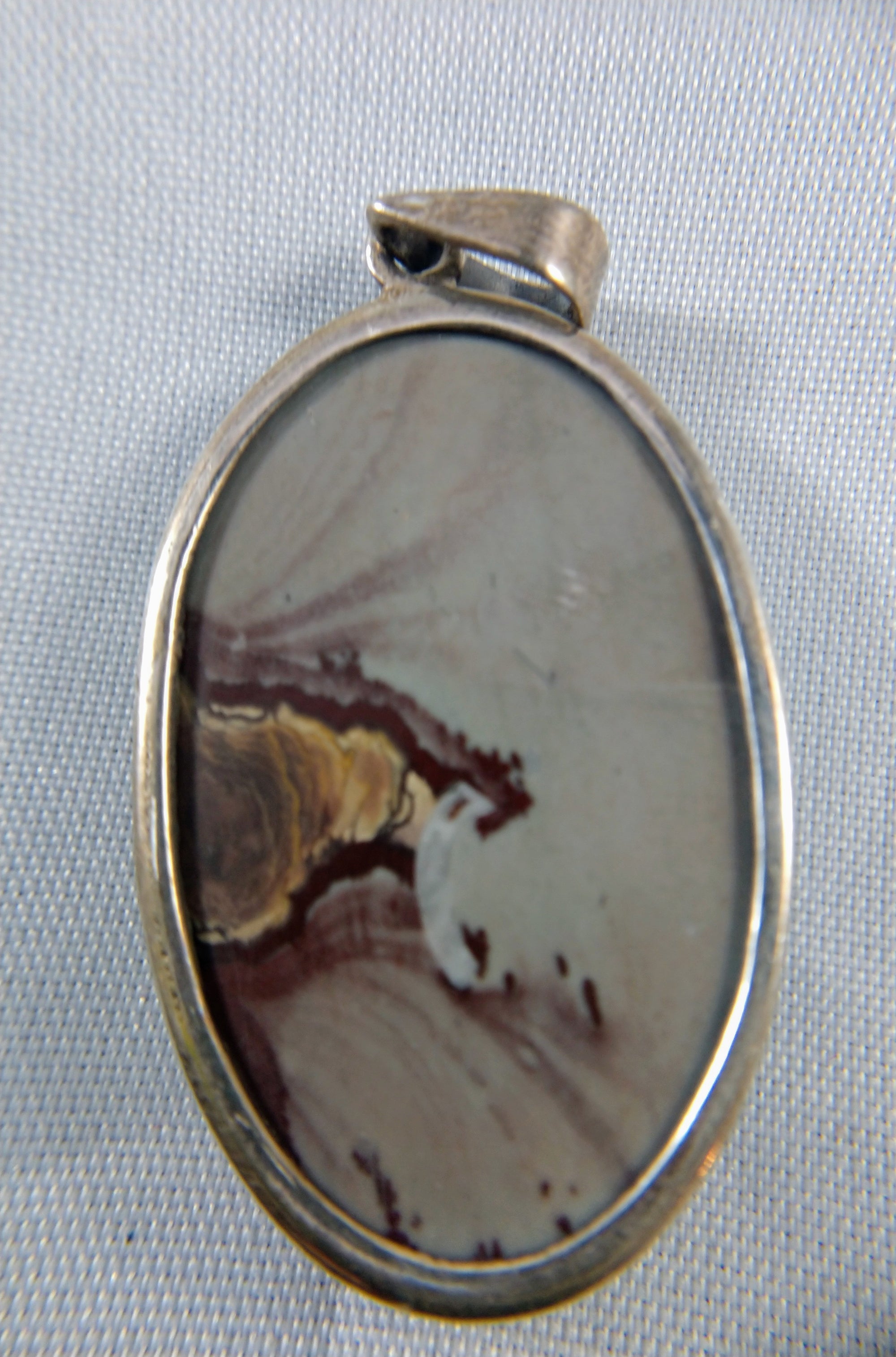 Jasper Pendant in Sterling Silver