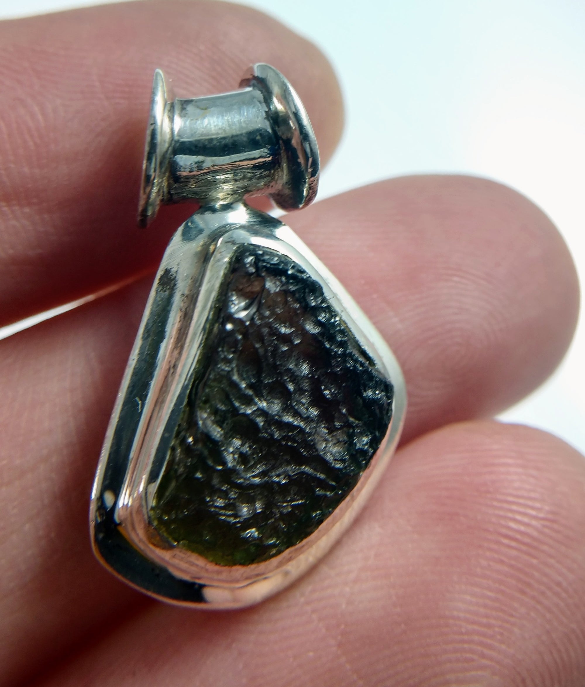 Moldavite Pendant