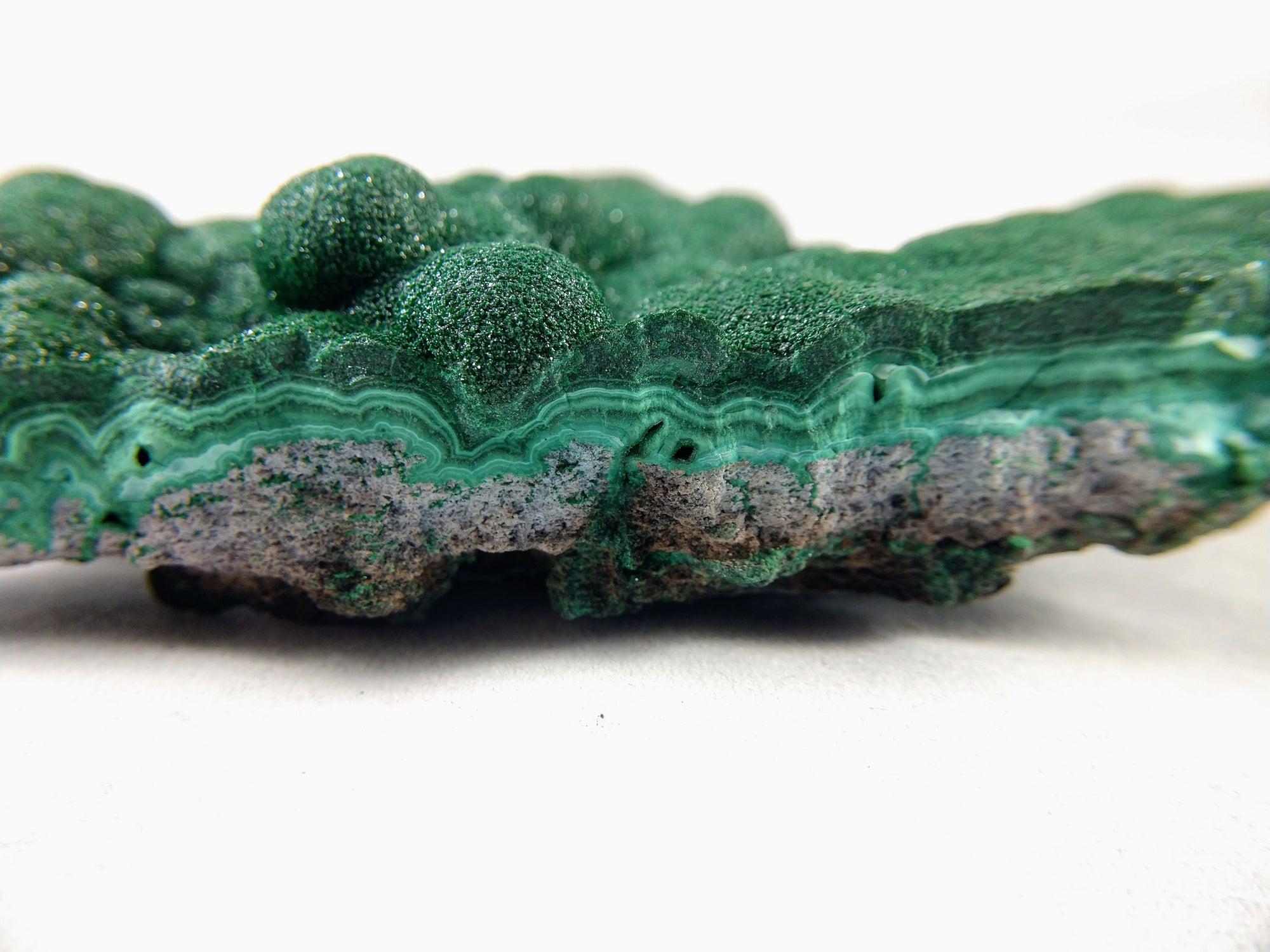 Botryoidal Malachite from the Congo