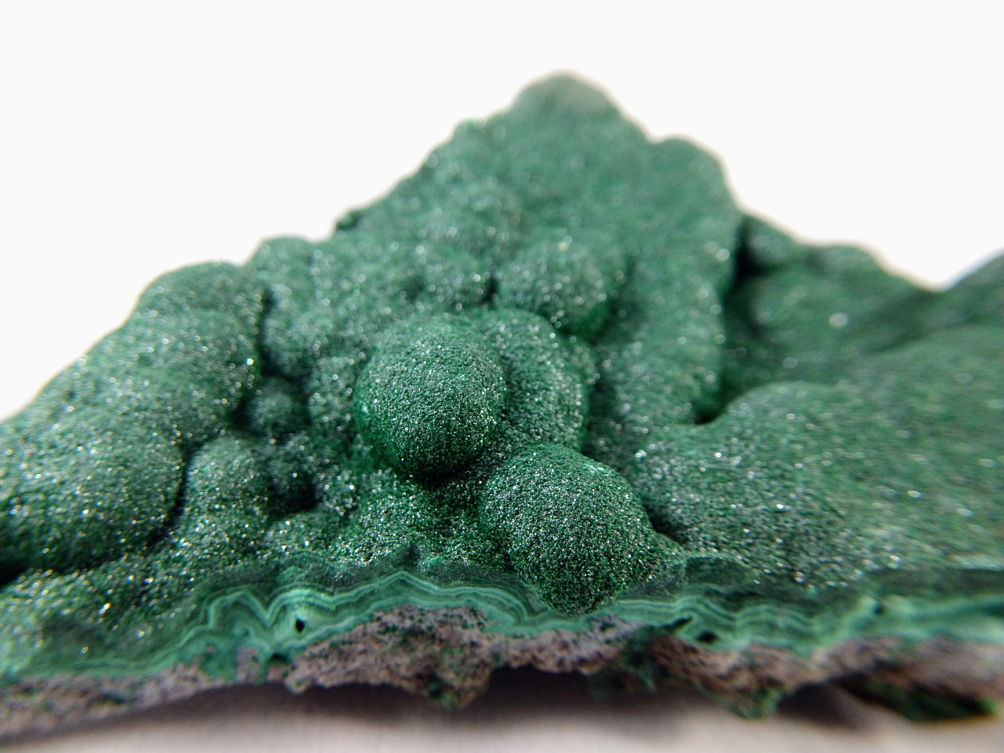 Botryoidal Malachite from the Congo