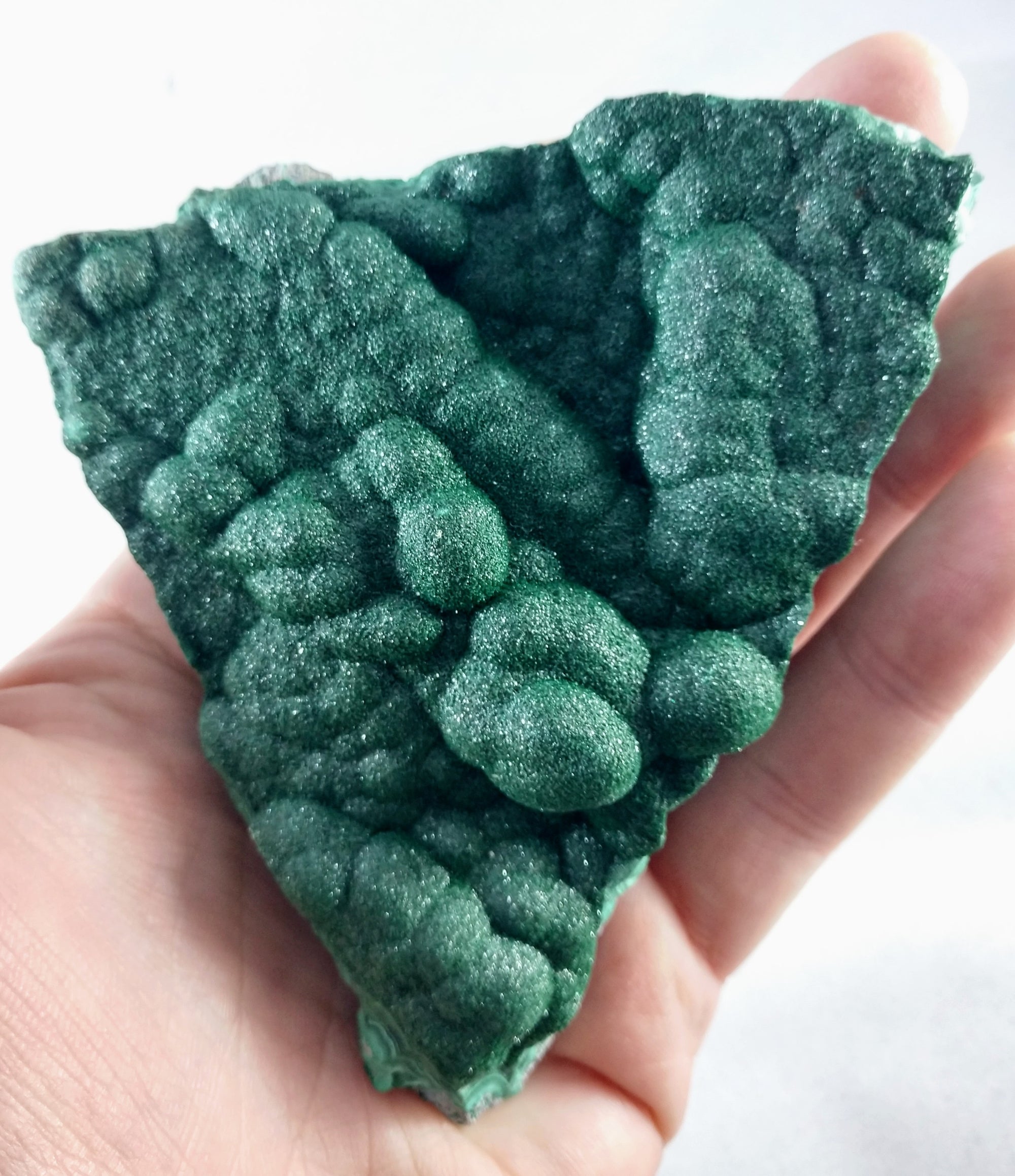 Botryoidal Malachite from the Congo