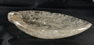 Leaf-shaped Quartz Dish