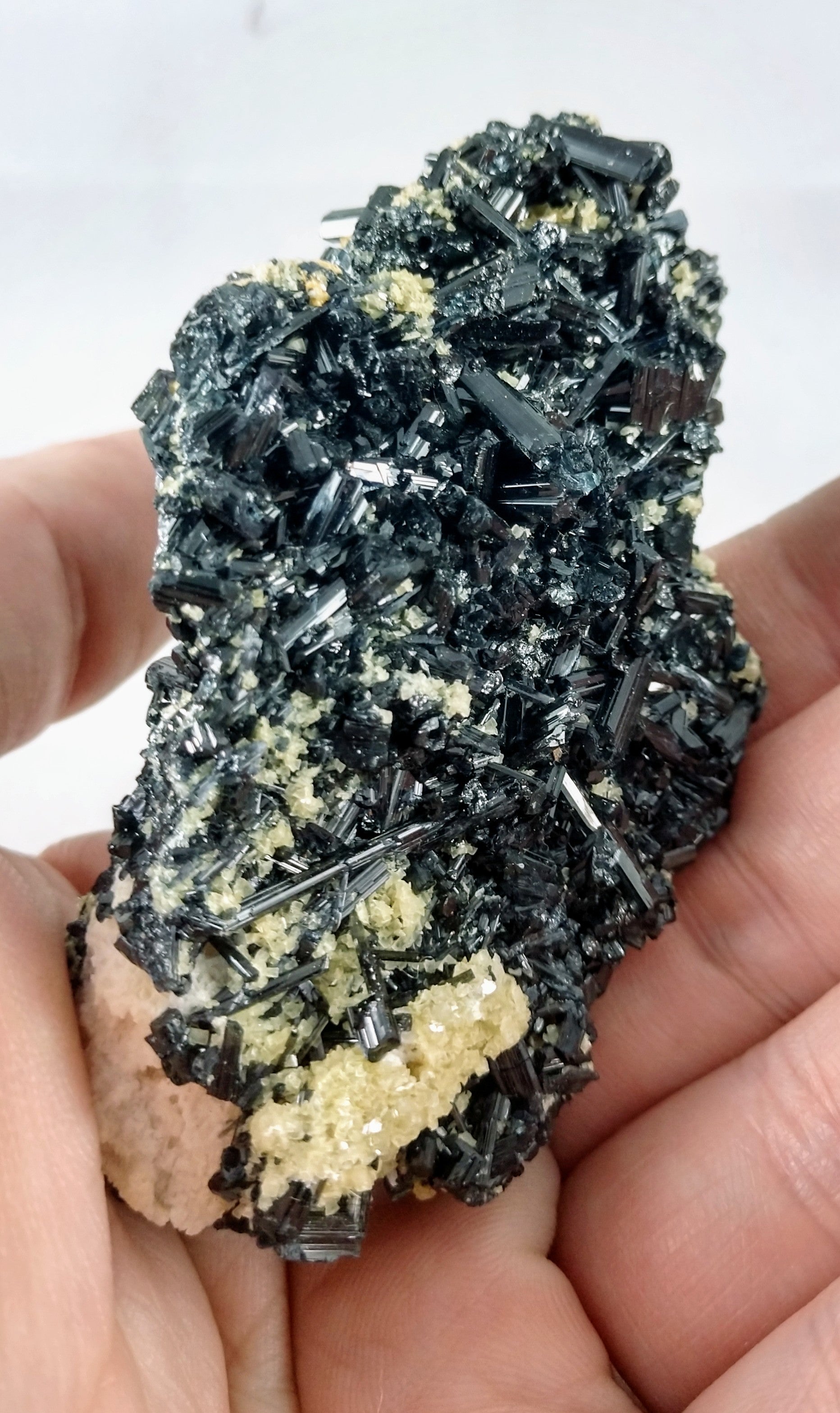 Black and Blue  Tourmaline w/ Mica