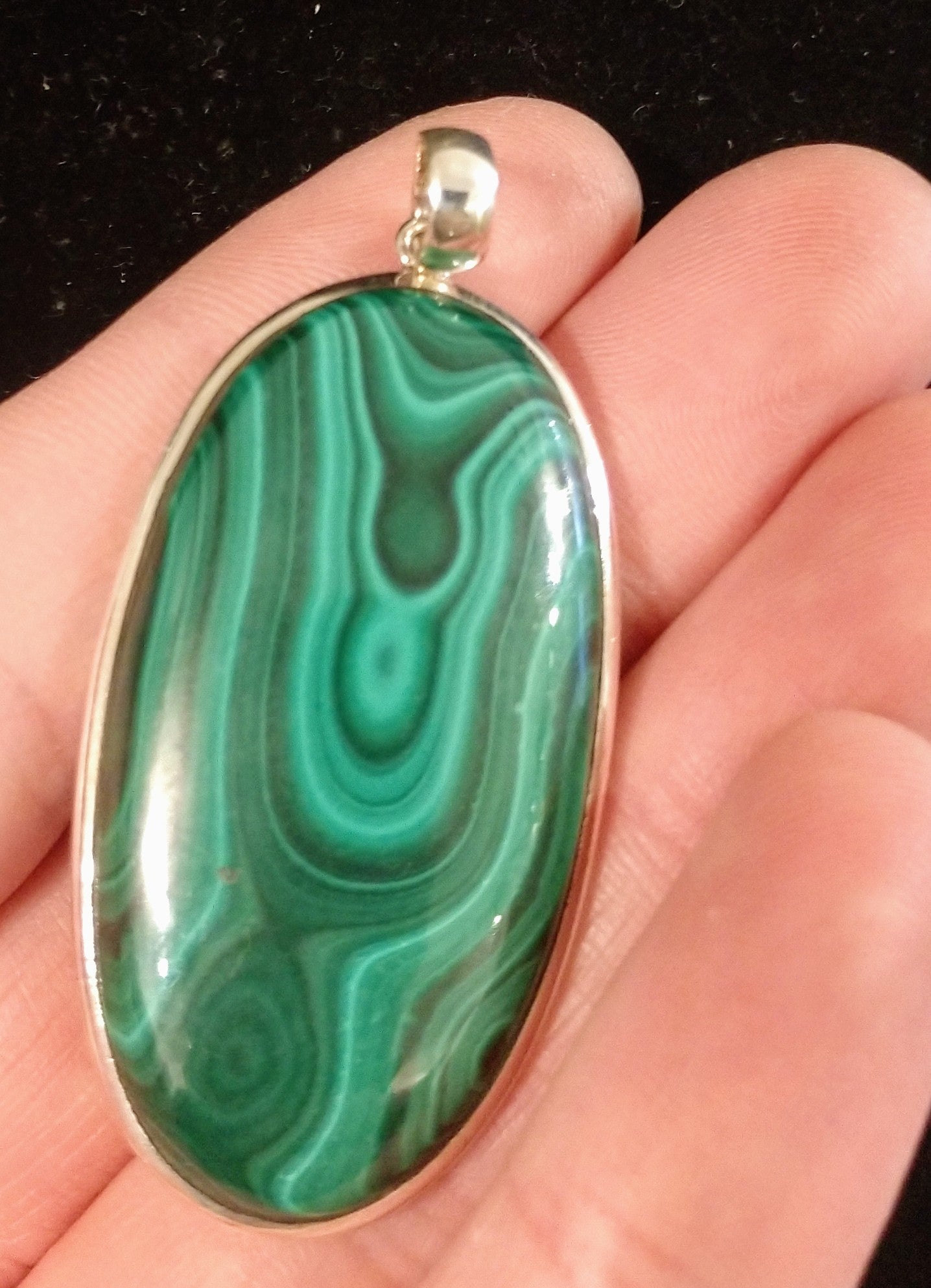 Malachite pendant