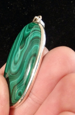 Malachite pendant