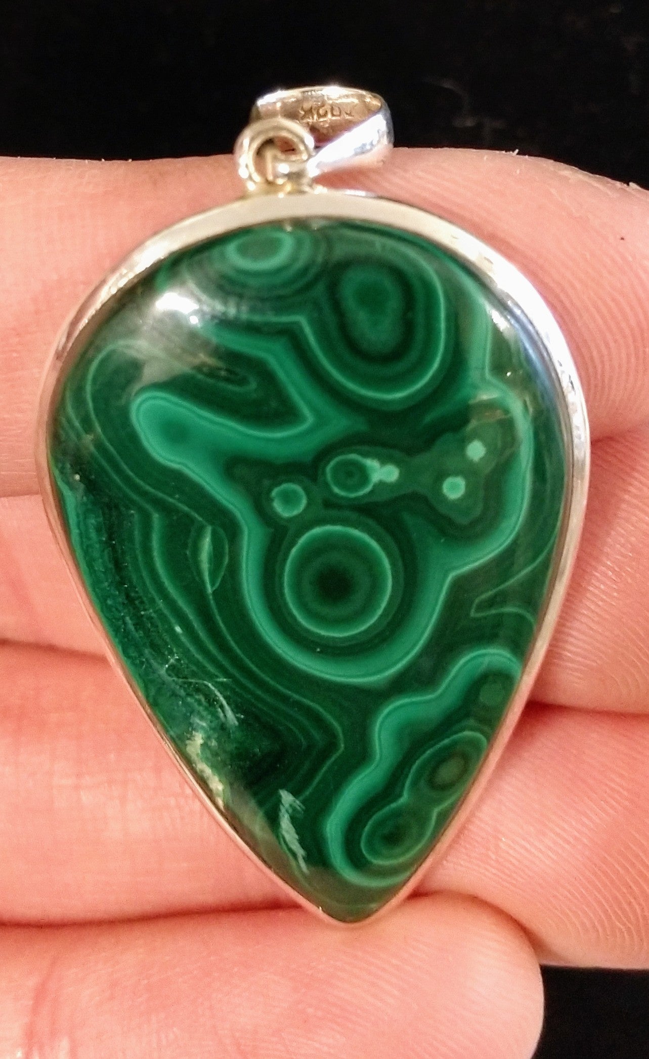 Malachite pendant