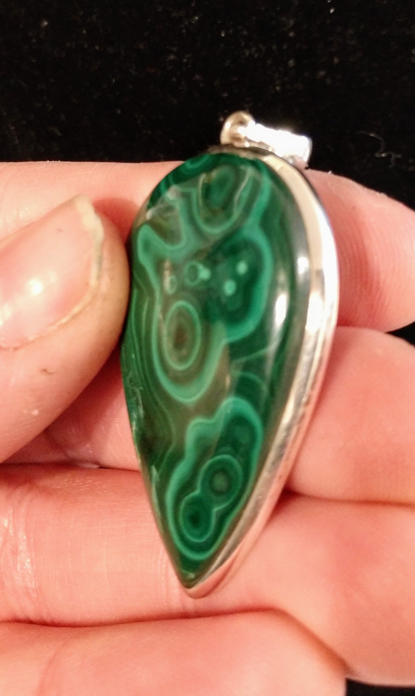 Malachite pendant